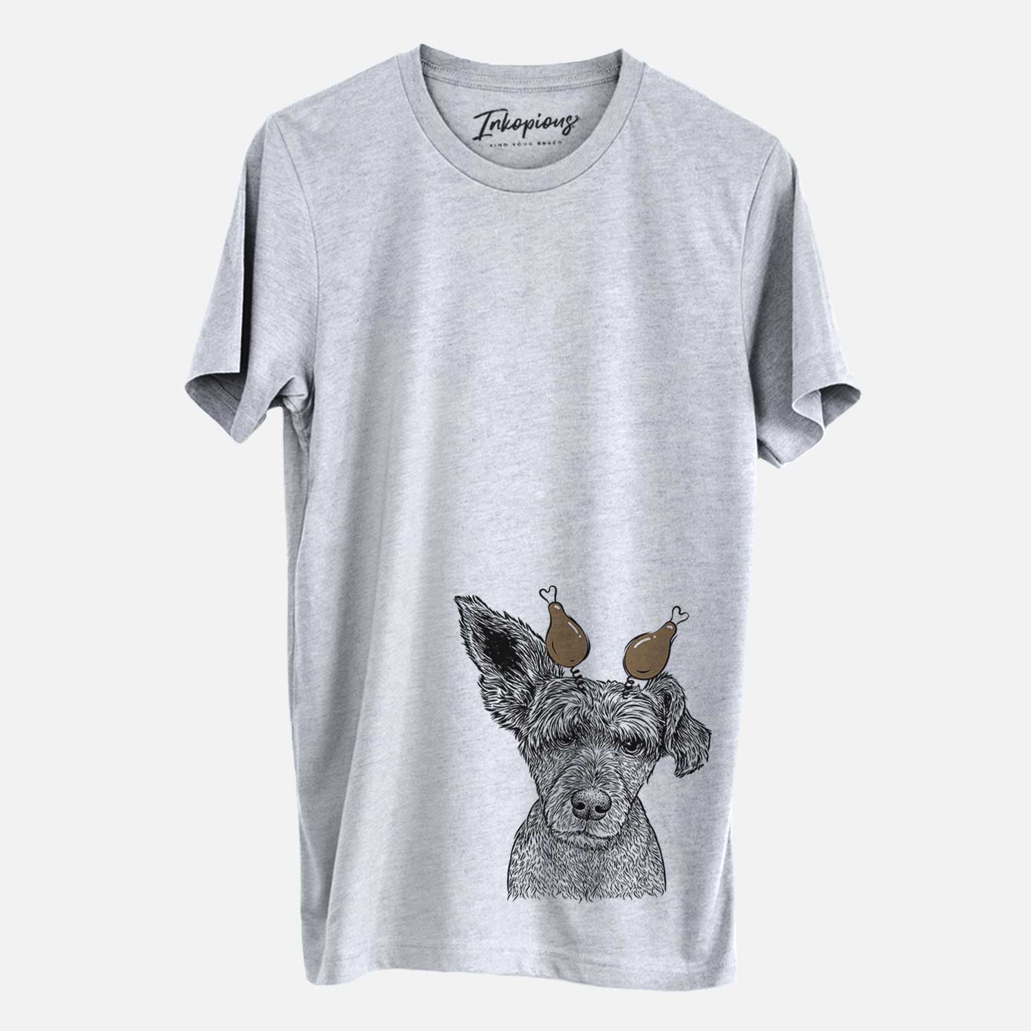 Thanksgiving Boodles the Schnauzer Mix - Unisex Crewneck