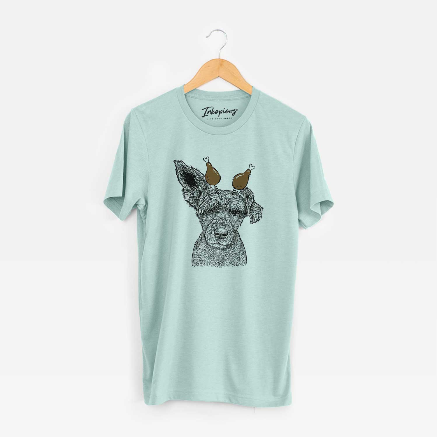 Thanksgiving Boodles the Schnauzer Mix - Unisex Crewneck