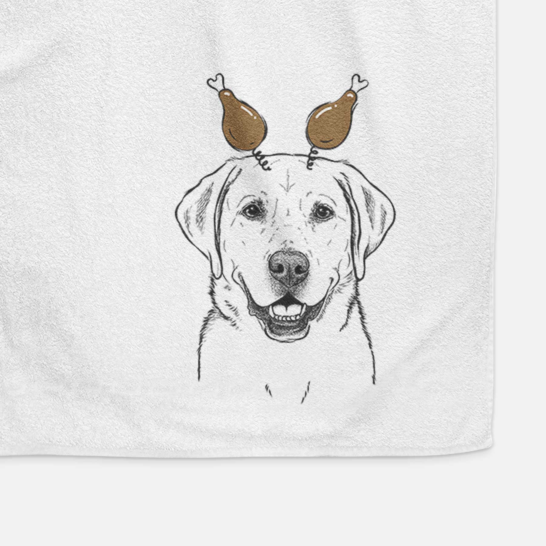 Booney the Labrador Retriever Decorative Hand Towel