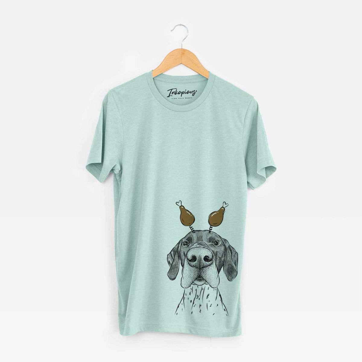 Thanksgiving Booze the German Shorthaired Pointer - Unisex Crewneck