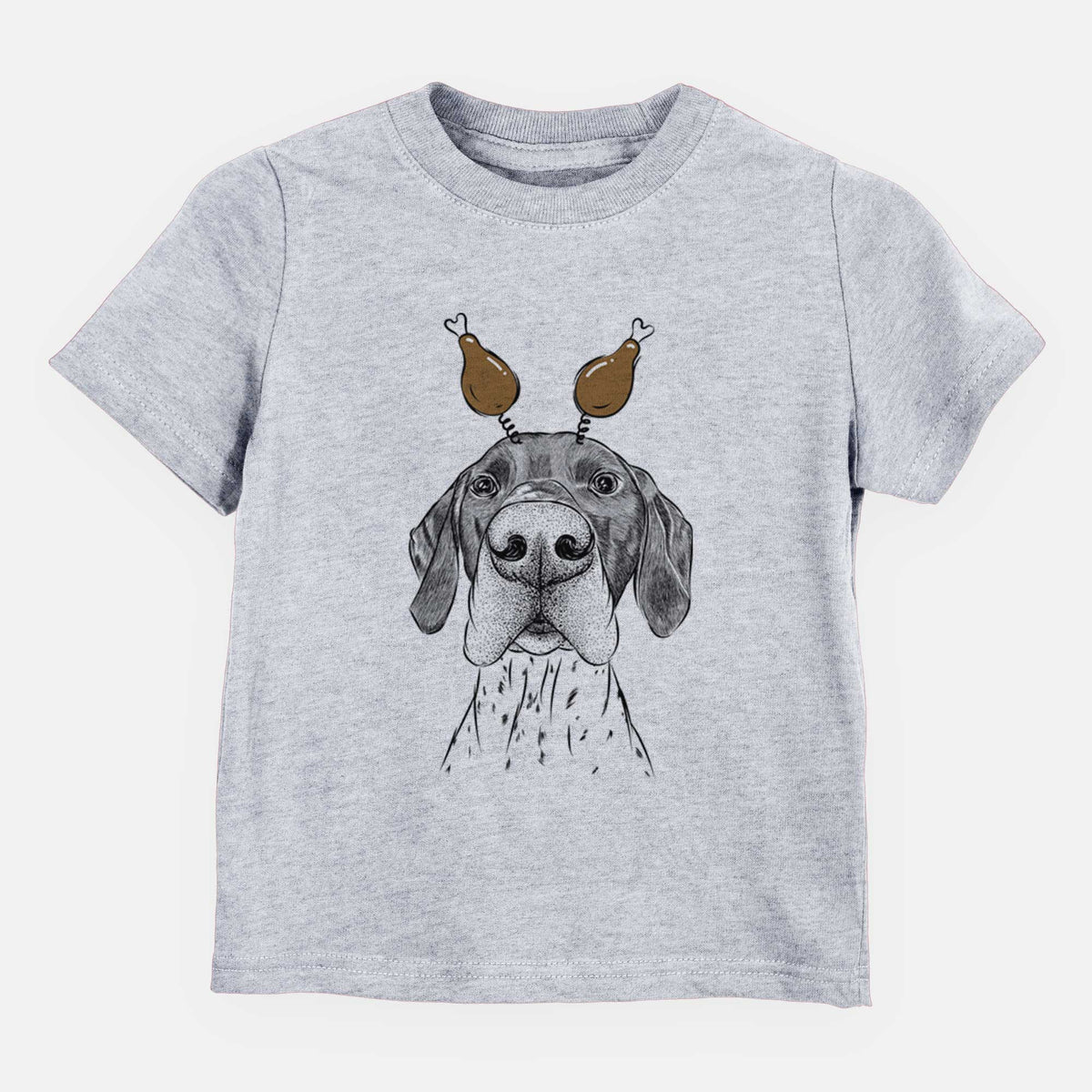 Thanksgiving Booze the German Shorthaired Pointer - Kids/Youth/Toddler Shirt