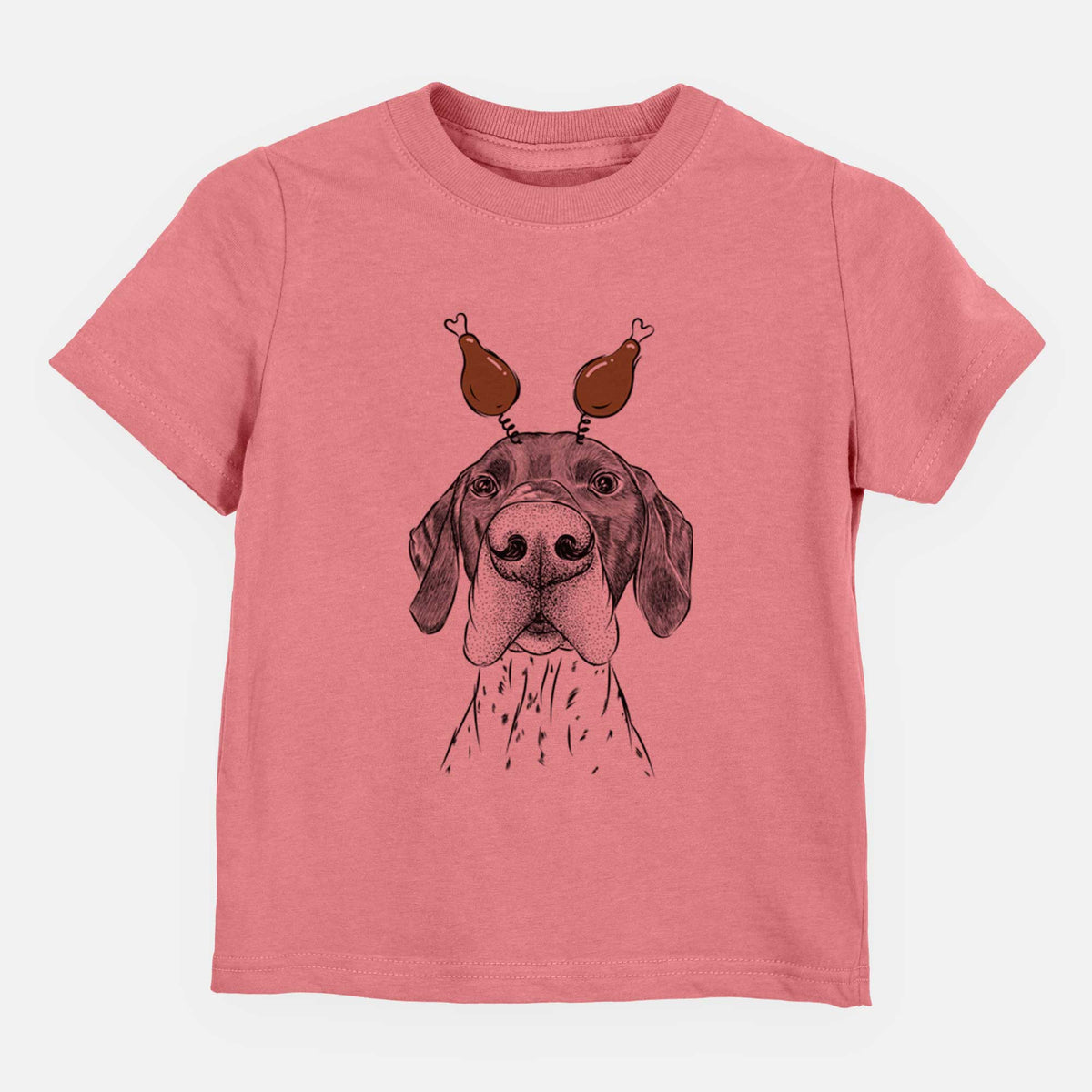 Thanksgiving Booze the German Shorthaired Pointer - Kids/Youth/Toddler Shirt