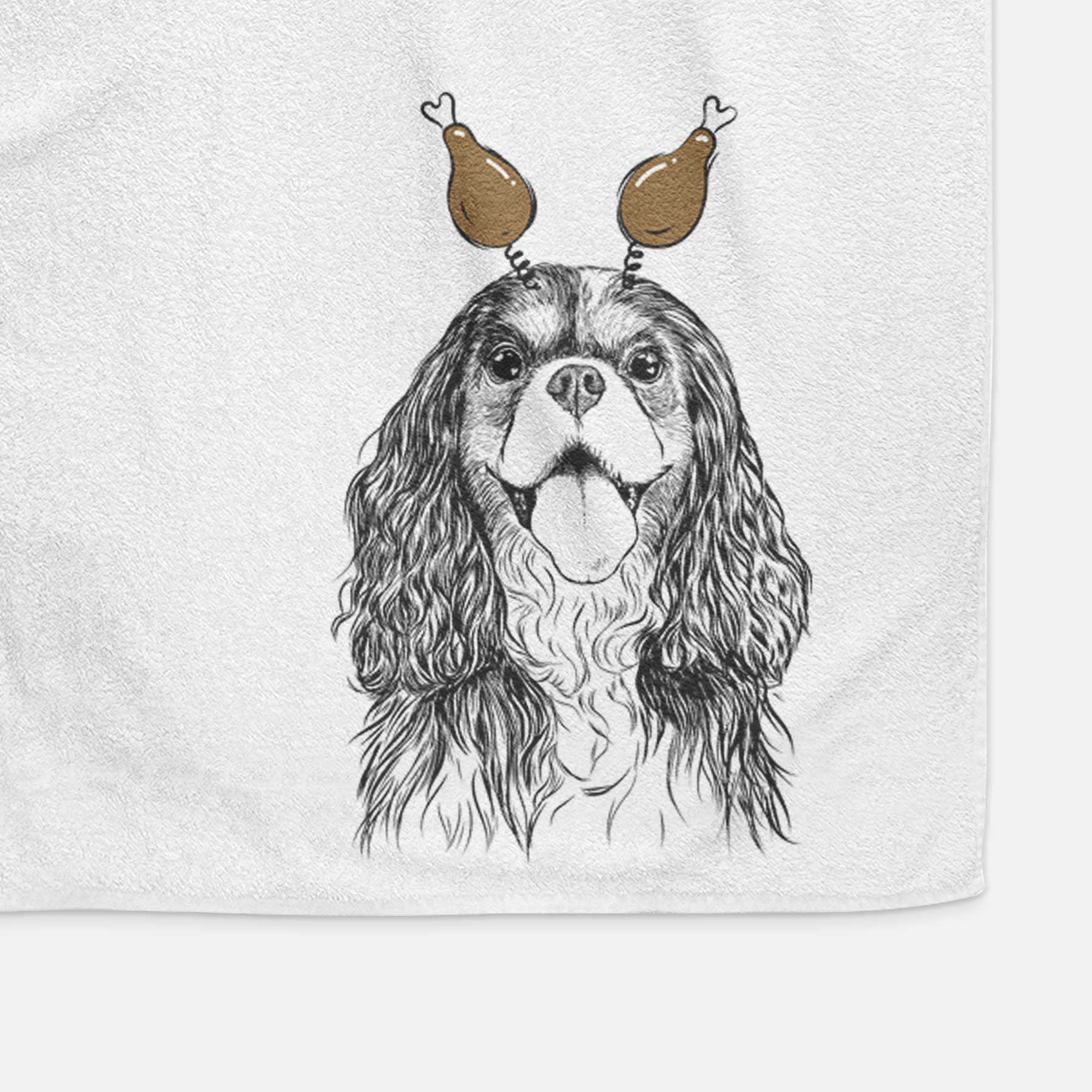 Brandy the Cavalier King Charles Spaniel Decorative Hand Towel