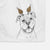 Bravo the Bulldog Mix Decorative Hand Towel