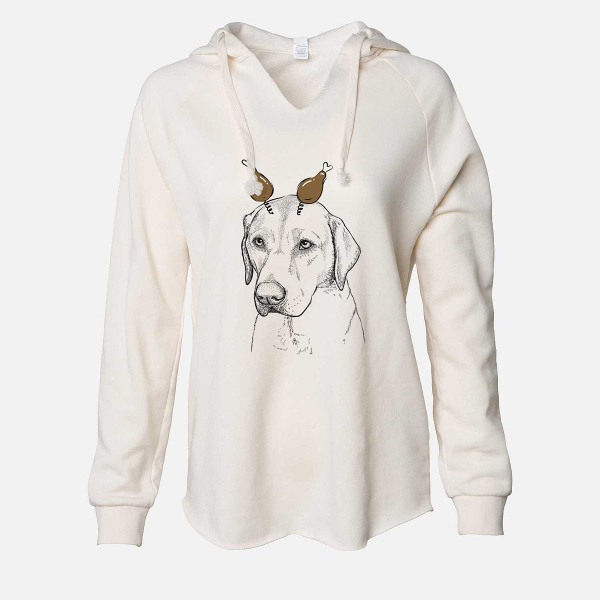 Thanksgiving Braxton the Yellow Lab - Cali Wave Hooded Sweatshirt