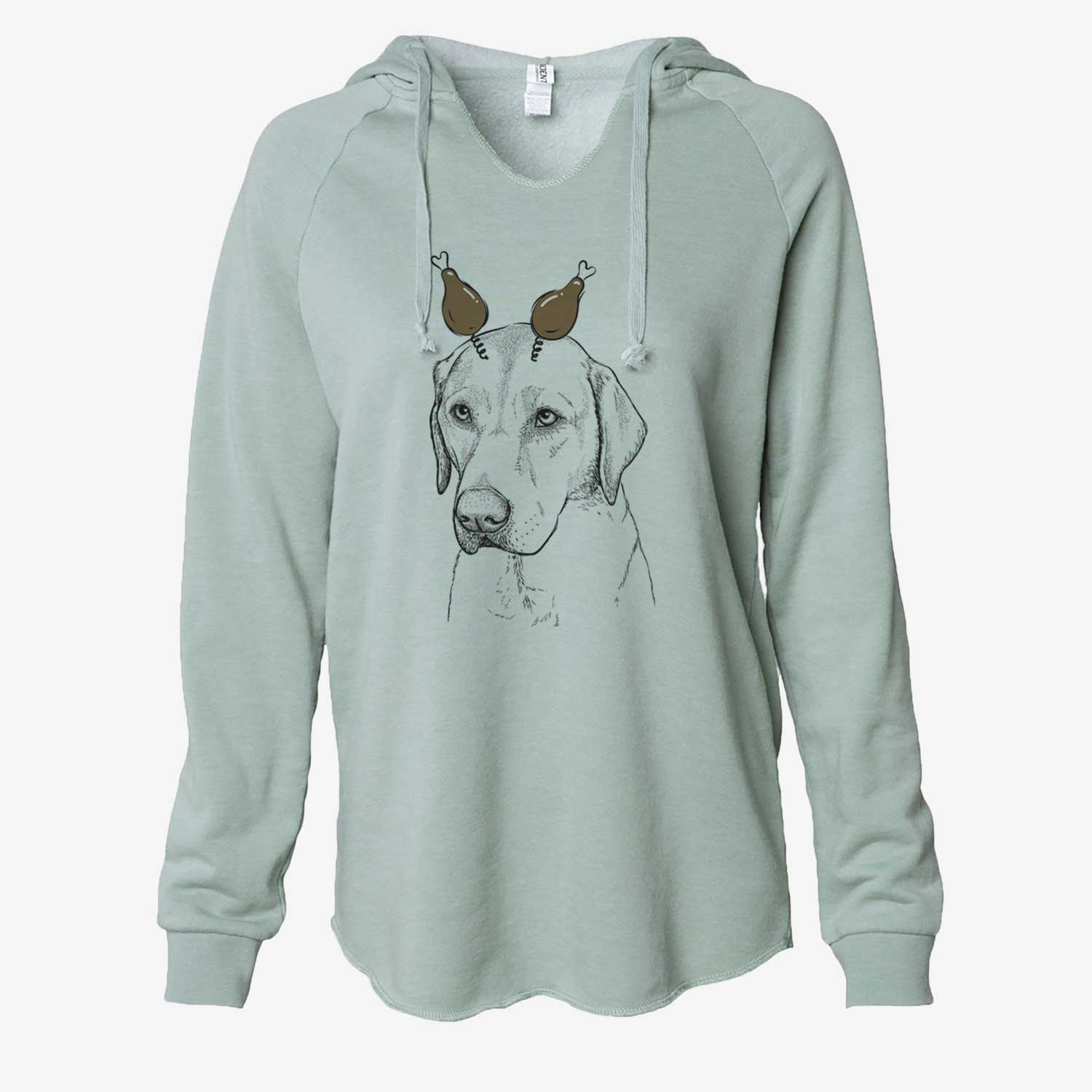 Thanksgiving Braxton the Yellow Lab - Cali Wave Hooded Sweatshirt