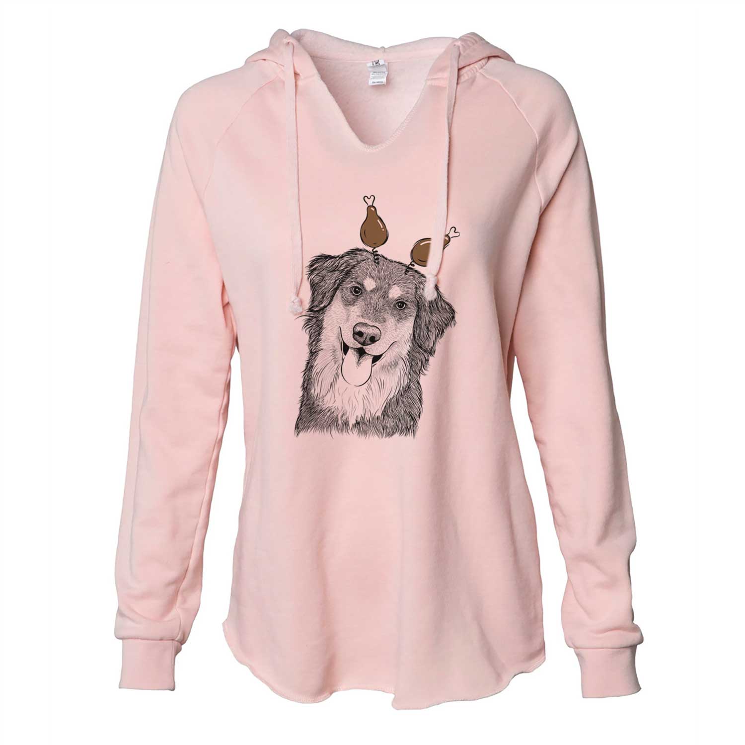 Thanksgiving Brodie the Golden Aussie - Cali Wave Hooded Sweatshirt