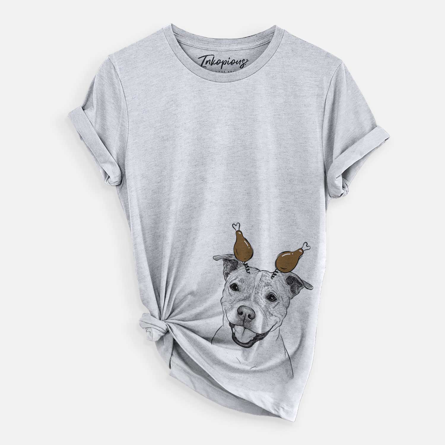 Thanksgiving BrookLyn the Staffordshire Bull Terrier - Unisex Crewneck