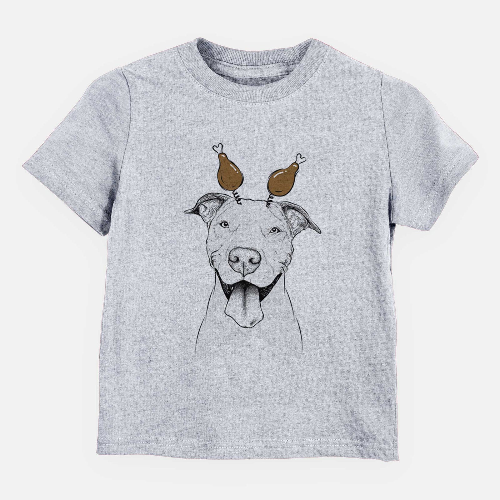 Thanksgiving Bruce the American Staffordshire Terrier - Kids/Youth/Toddler Shirt