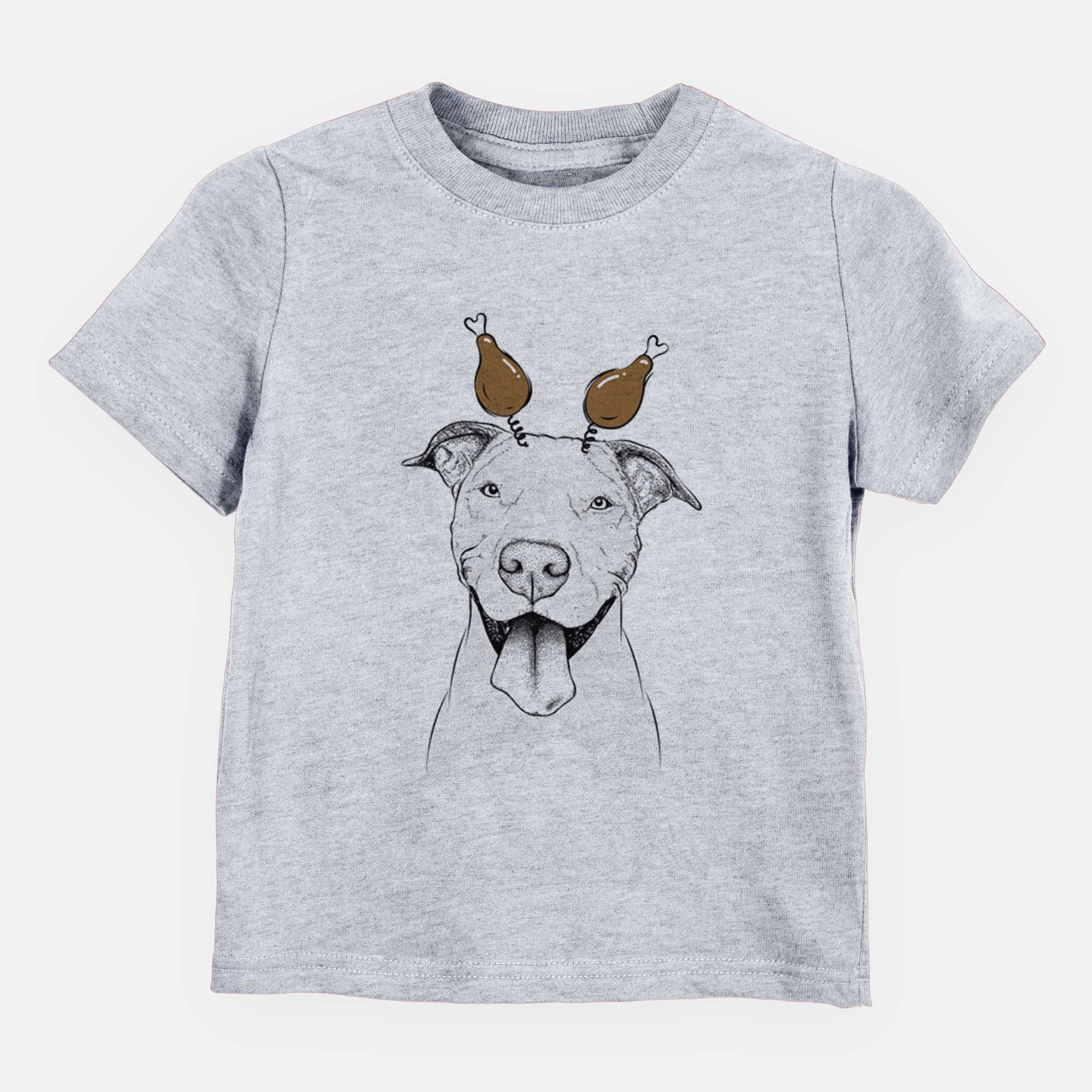 Thanksgiving Bruce the American Staffordshire Terrier - Kids/Youth/Toddler Shirt