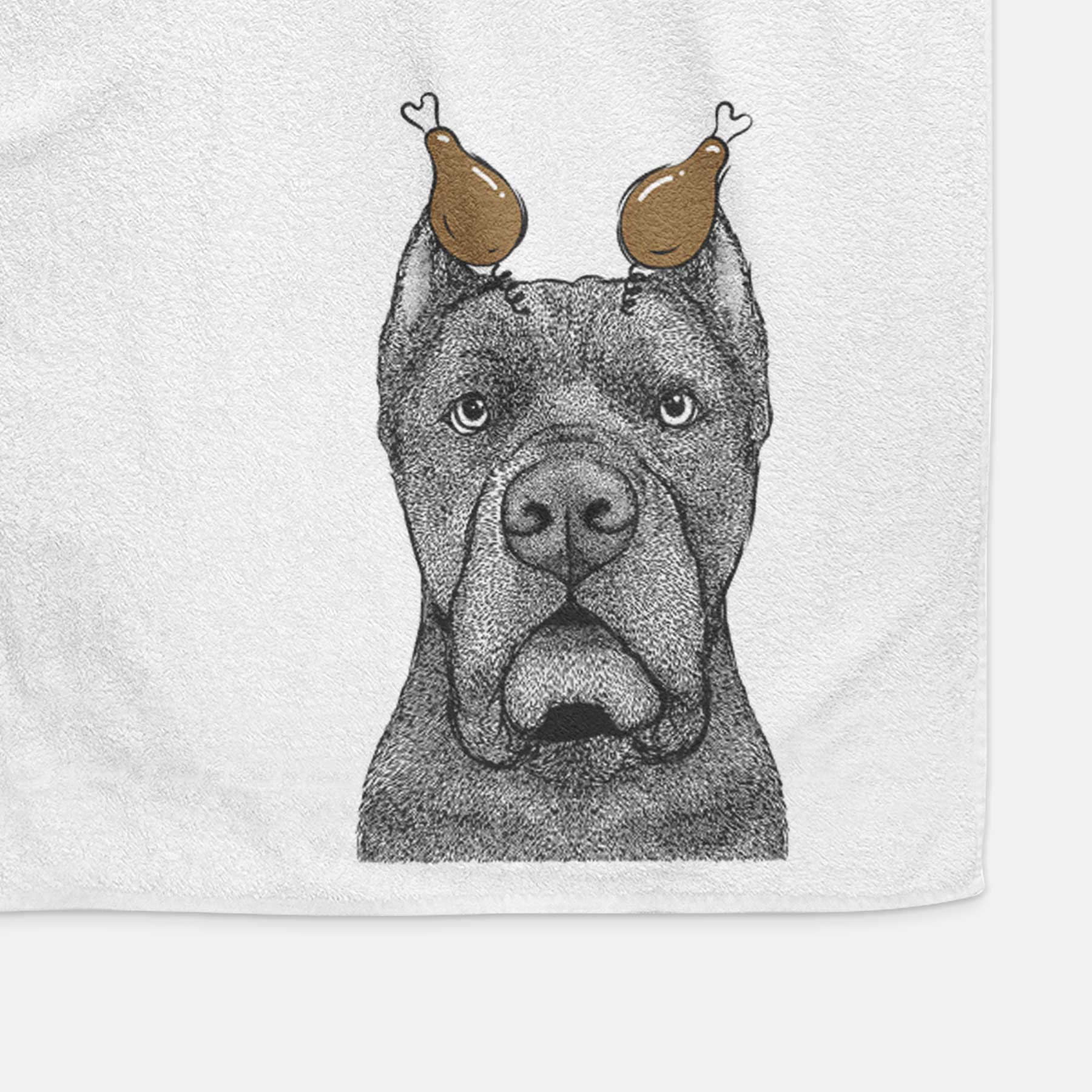 Bruno the Cane Corso Decorative Hand Towel