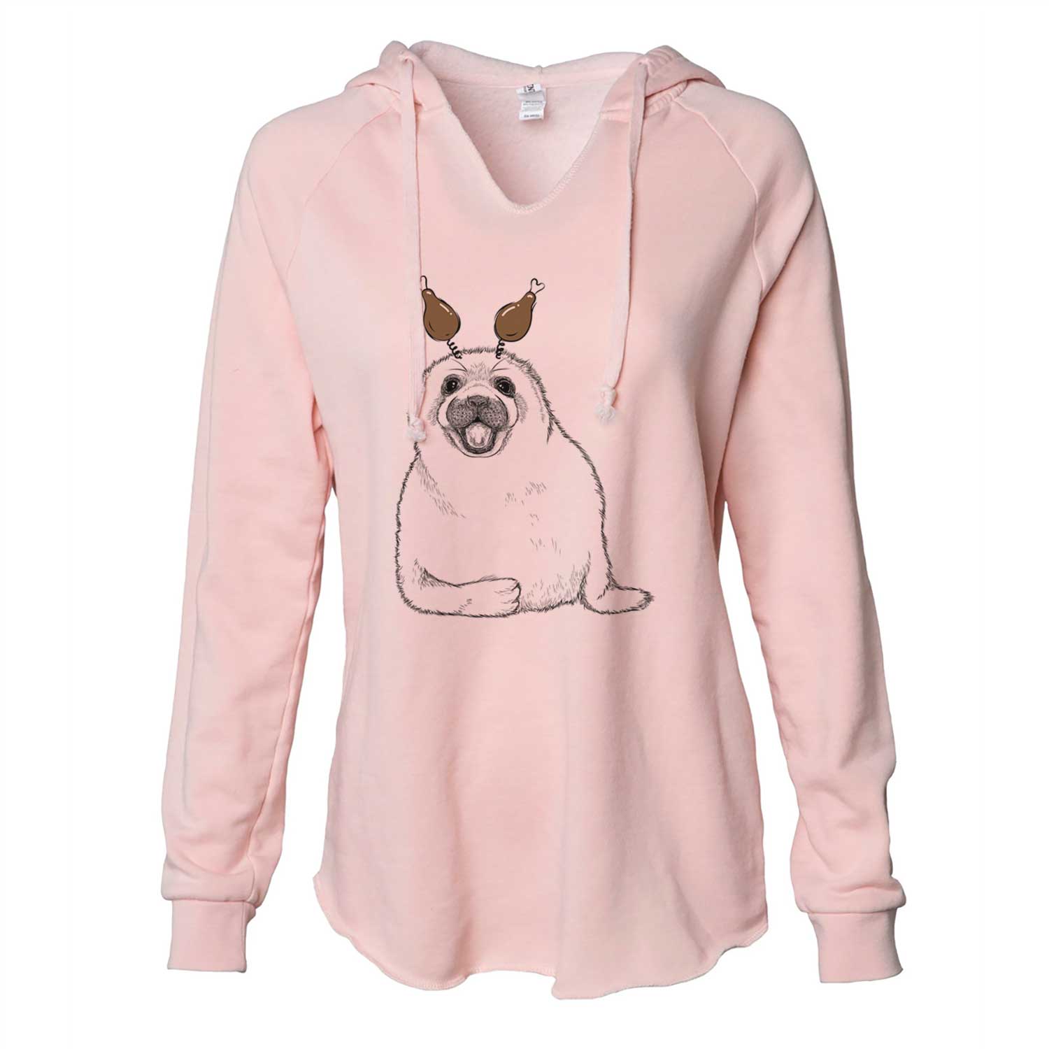 Thanksgiving Bub the Harp Seal - Cali Wave Hooded Sweatshirt