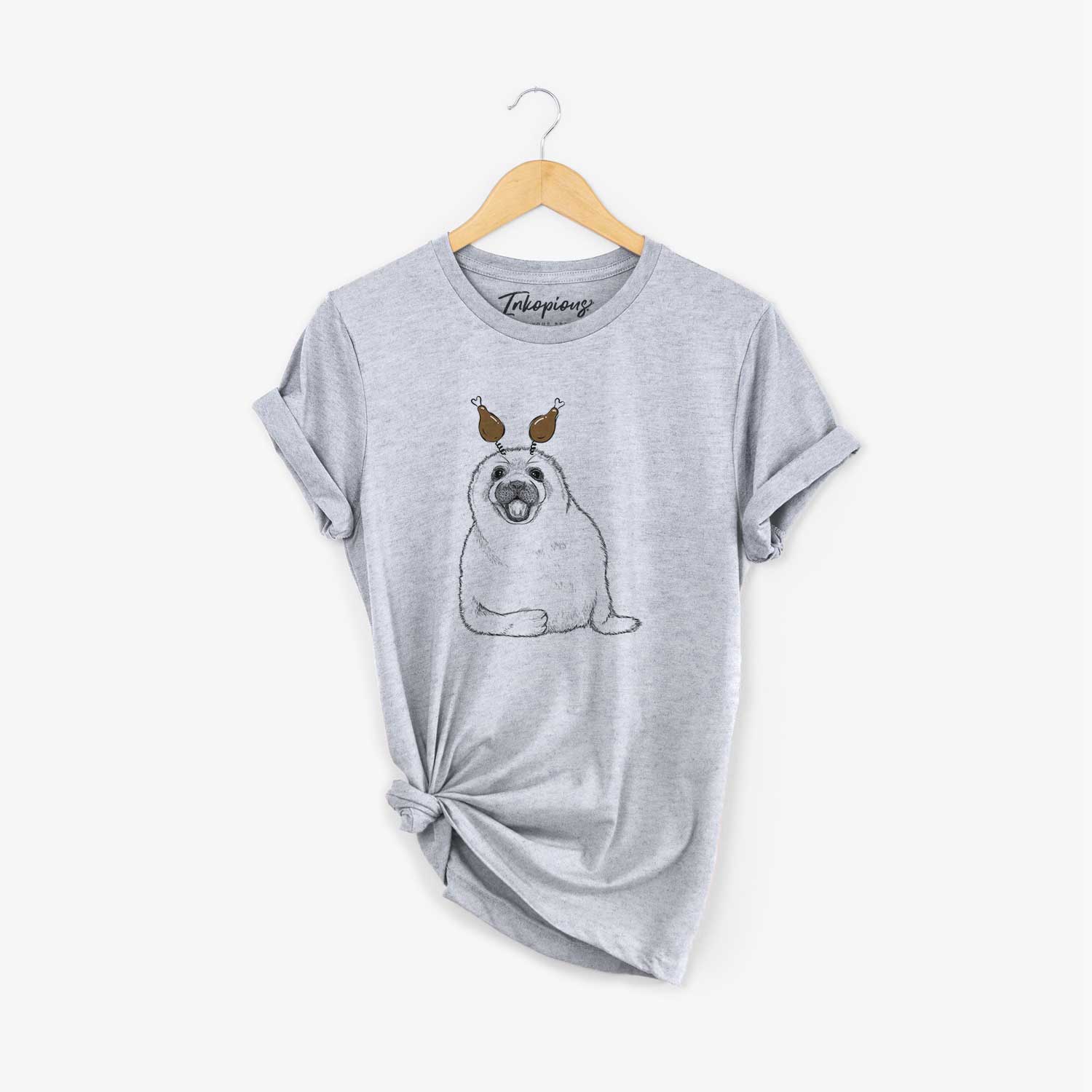 Thanksgiving Bub the Harp Seal - Unisex Crewneck