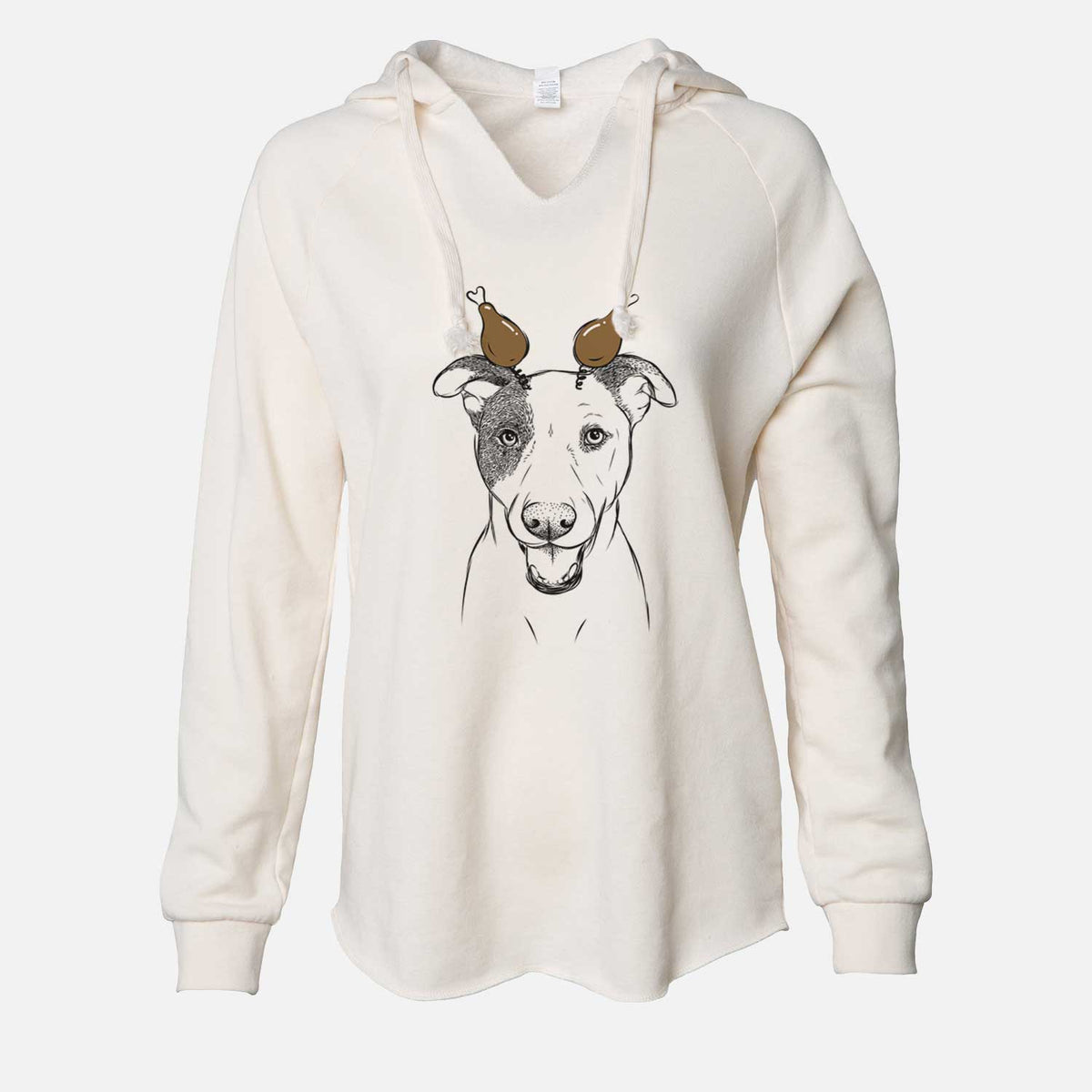 Thanksgiving Bucky the Mixed Breed - Cali Wave Hooded Sweatshirt