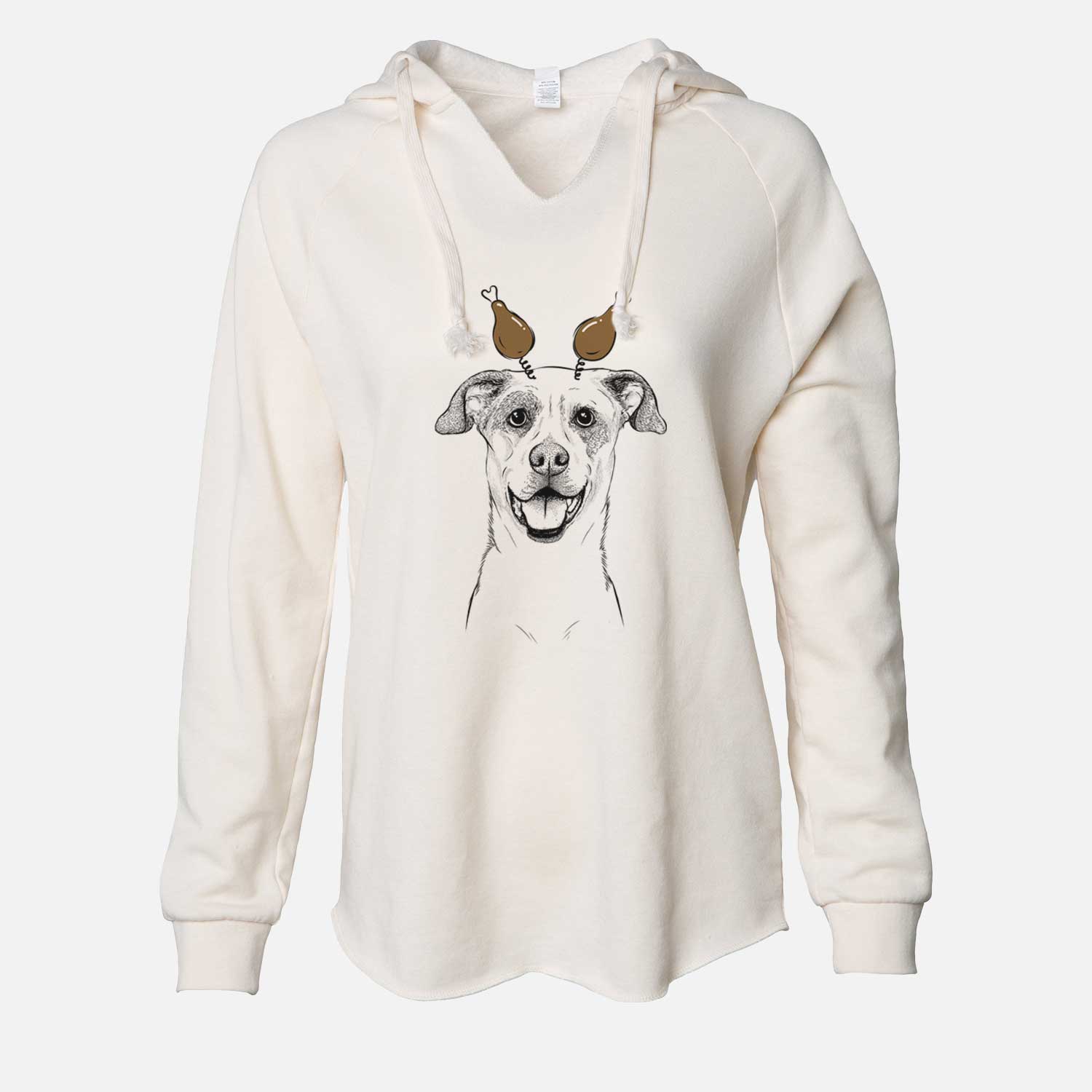 Thanksgiving Buffy the Mixed Breed - Cali Wave Hooded Sweatshirt