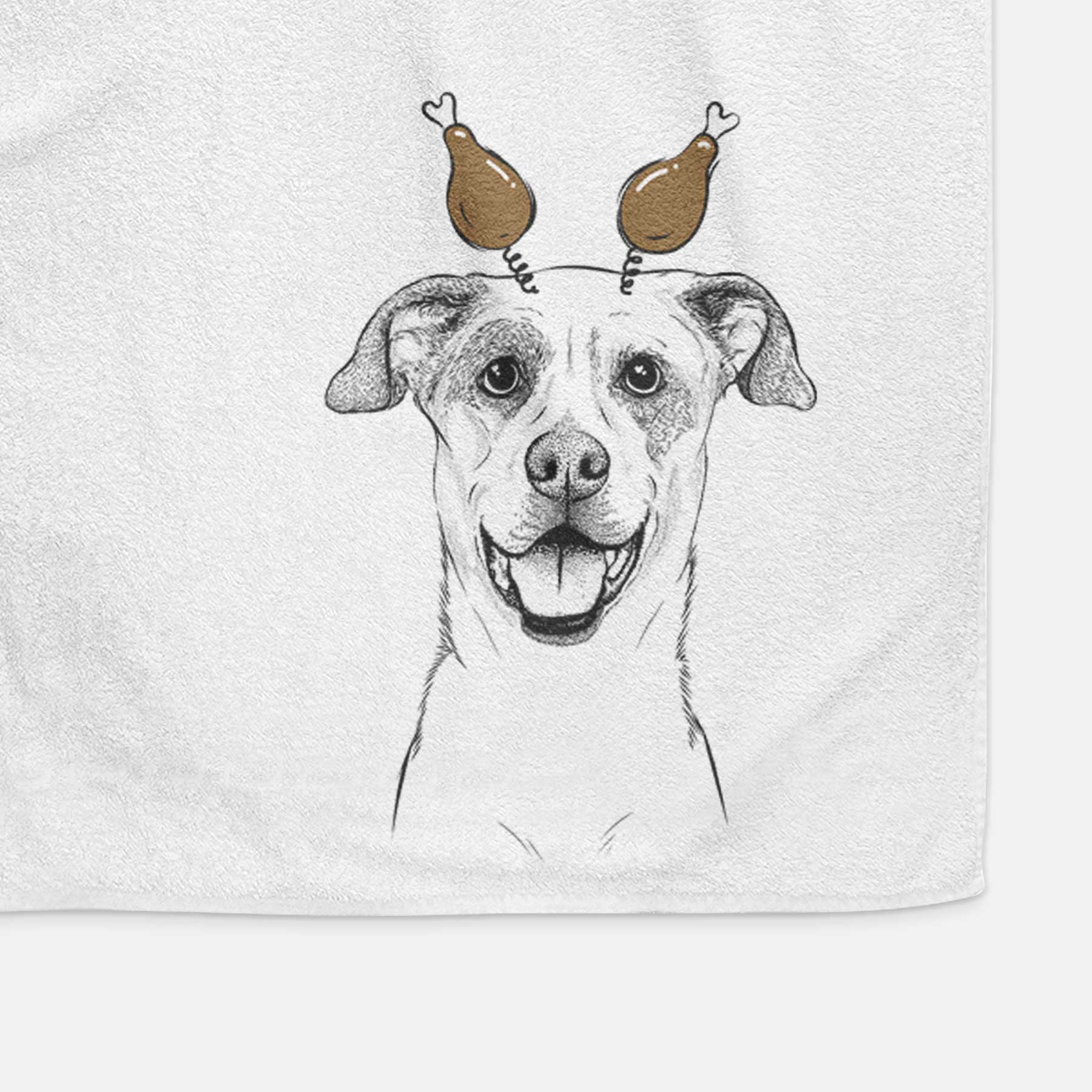 Buffy the Mixed Breed Decorative Hand Towel