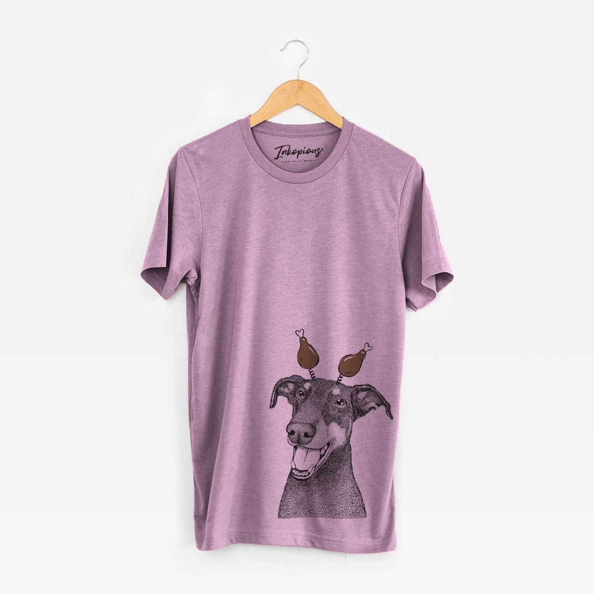 Thanksgiving Bunnie the Doberman Pinscher - Unisex Crewneck