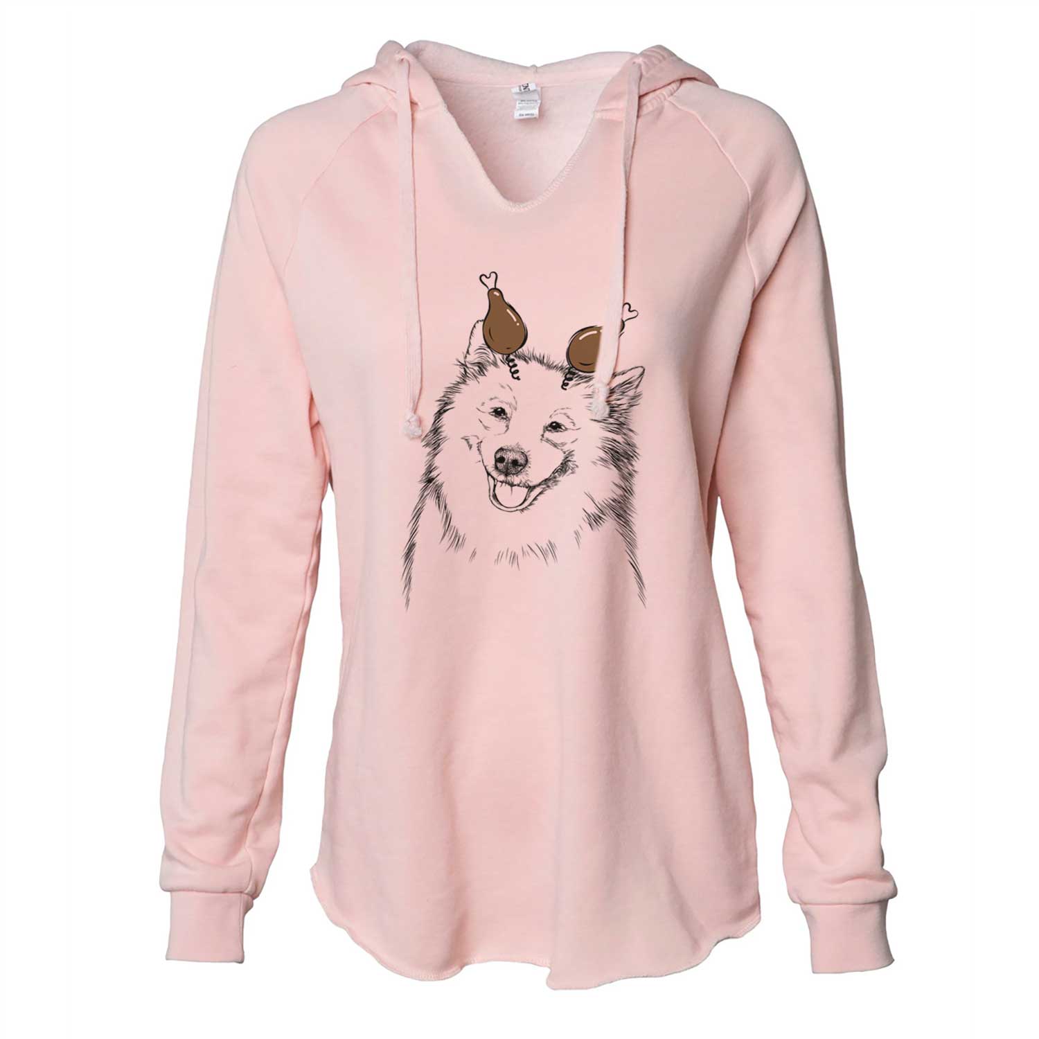 Thanksgiving Caico the Samoyed - Cali Wave Hooded Sweatshirt