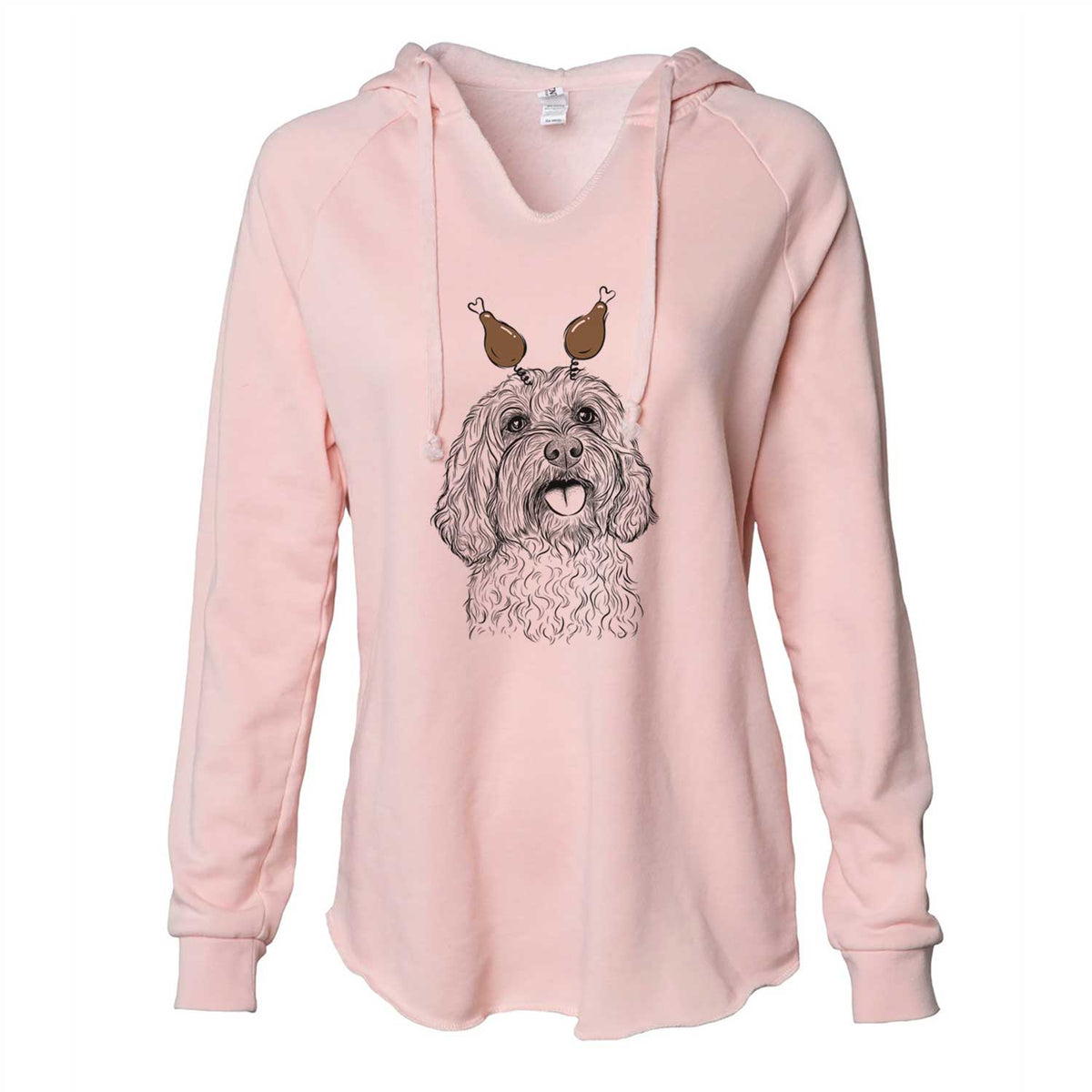 Thanksgiving Cali the Cavapoo - Cali Wave Hooded Sweatshirt