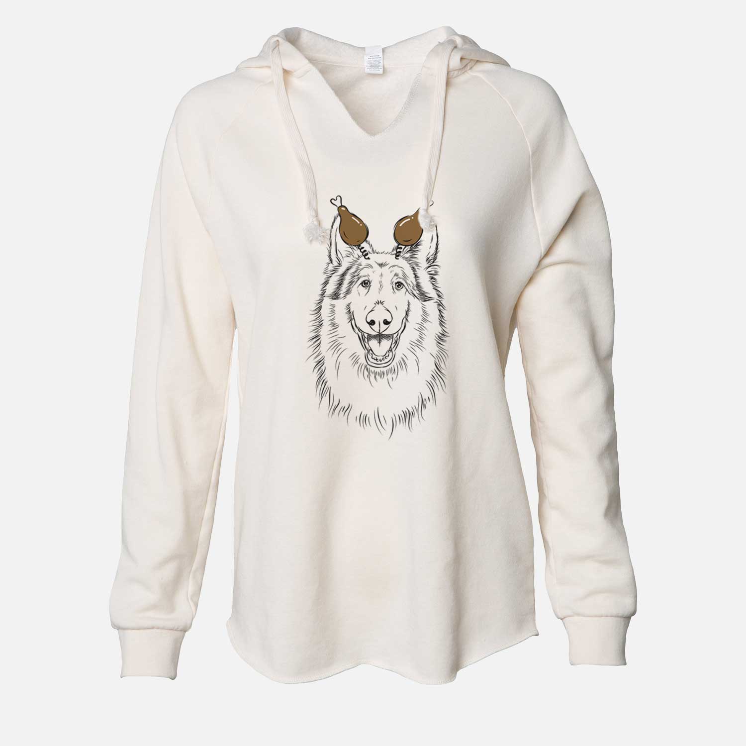 Thanksgiving Cannon the Rough Collie - Cali Wave Hooded Sweatshirt