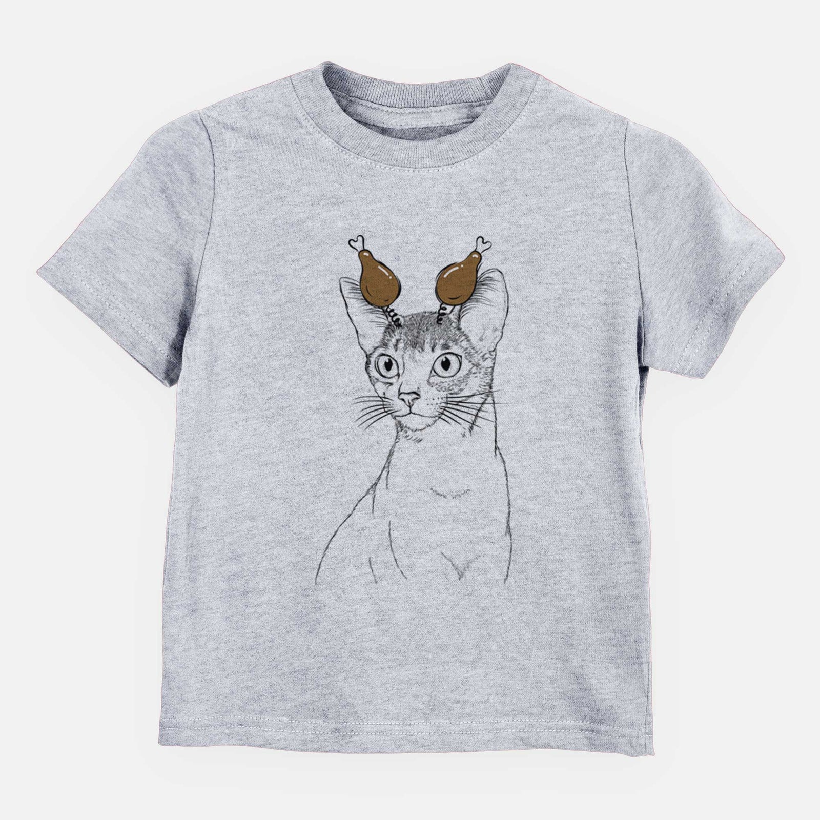 Thanksgiving Cedric the Abyssinian Cat - Kids/Youth/Toddler Shirt