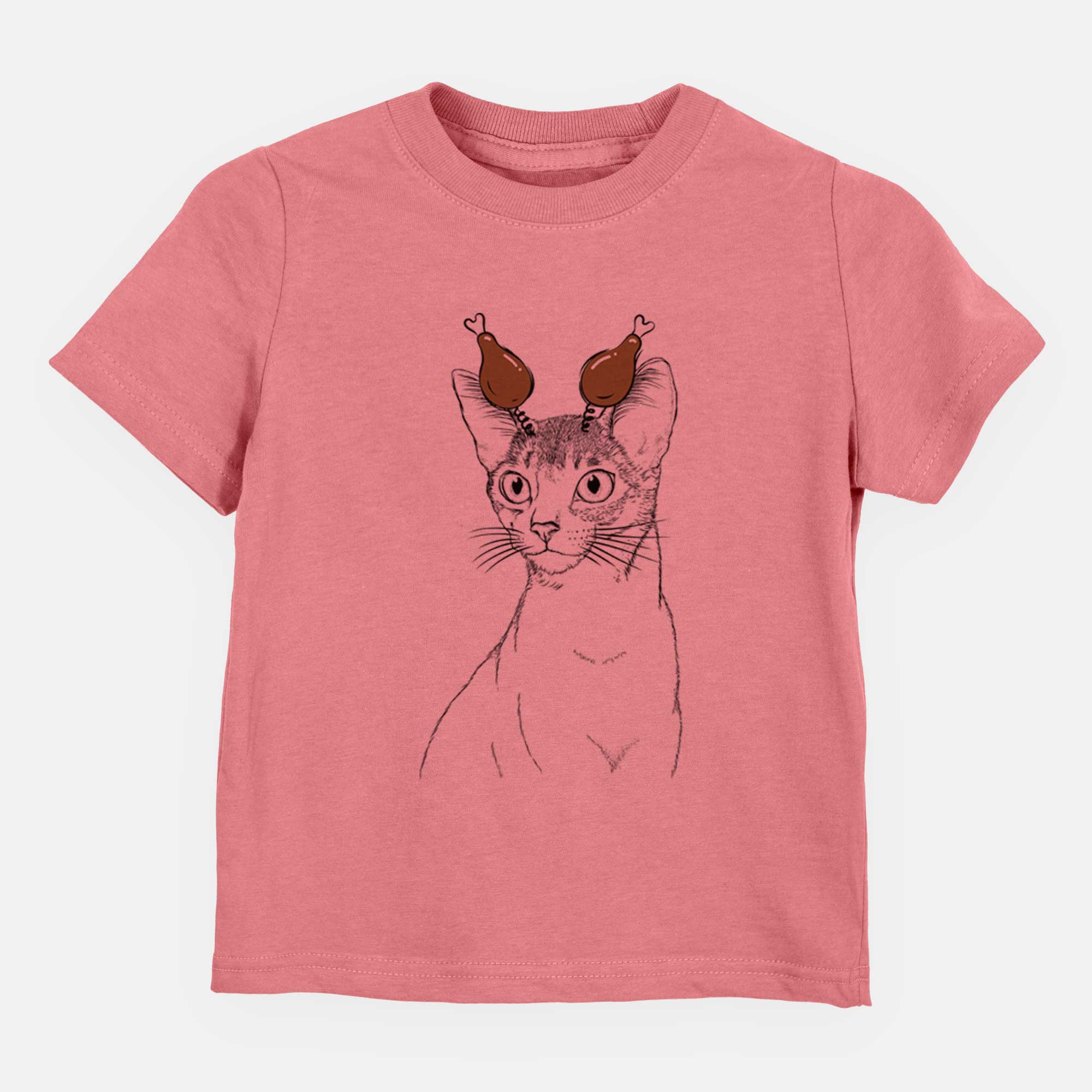 Thanksgiving Cedric the Abyssinian Cat - Kids/Youth/Toddler Shirt