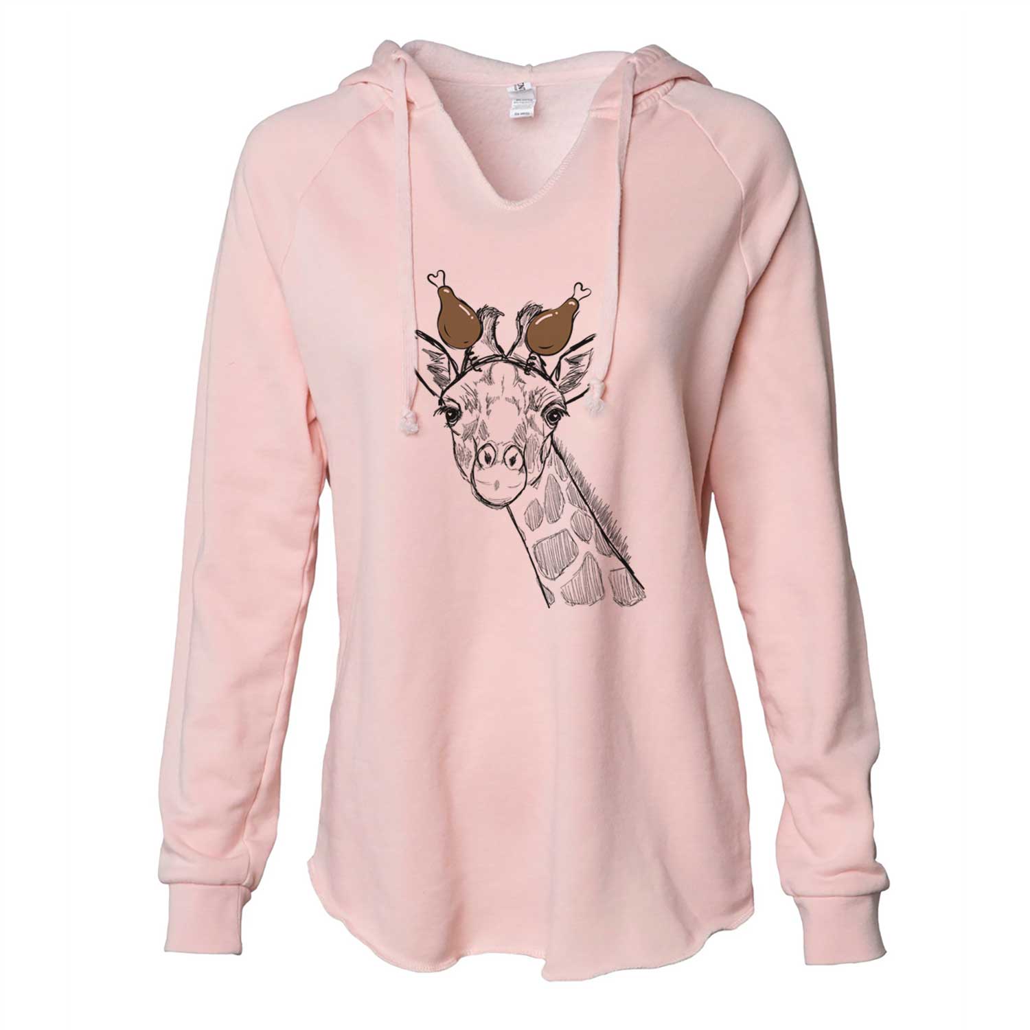 Thanksgiving Cedrick the Giraffe - Cali Wave Hooded Sweatshirt