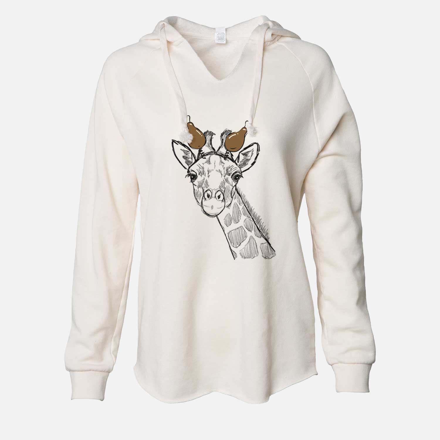 Thanksgiving Cedrick the Giraffe - Cali Wave Hooded Sweatshirt