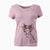 Thanksgiving Cedrick the Giraffe - Women's V-neck Shirt