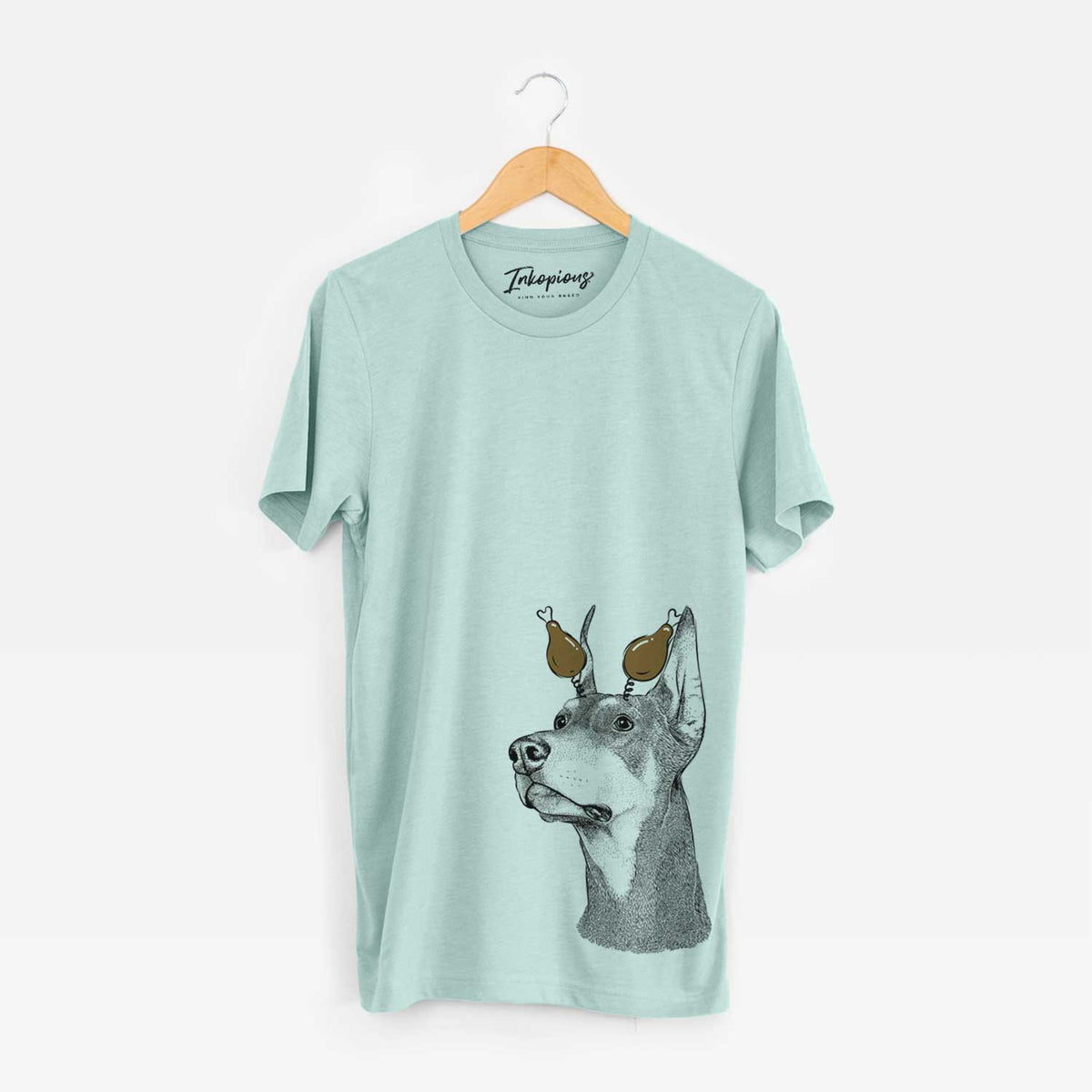 Thanksgiving Cenza the Doberman Pinscher - Unisex Crewneck