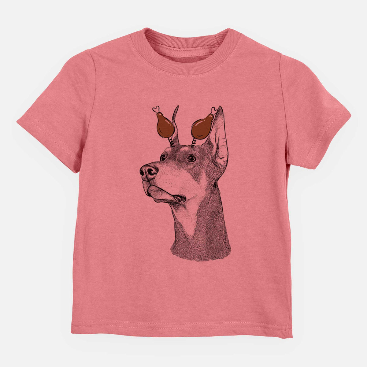 Thanksgiving Cenza the Doberman Pinscher - Kids/Youth/Toddler Shirt