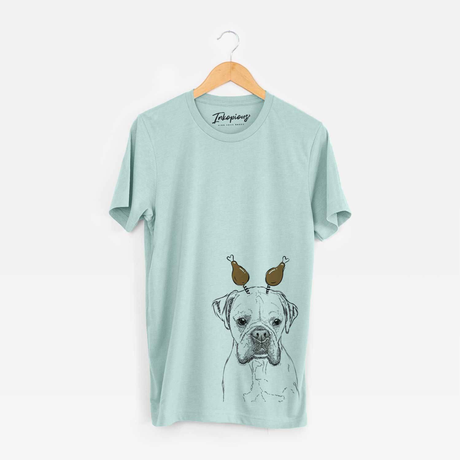 Thanksgiving Champion Bentley the Boxer - Unisex Crewneck