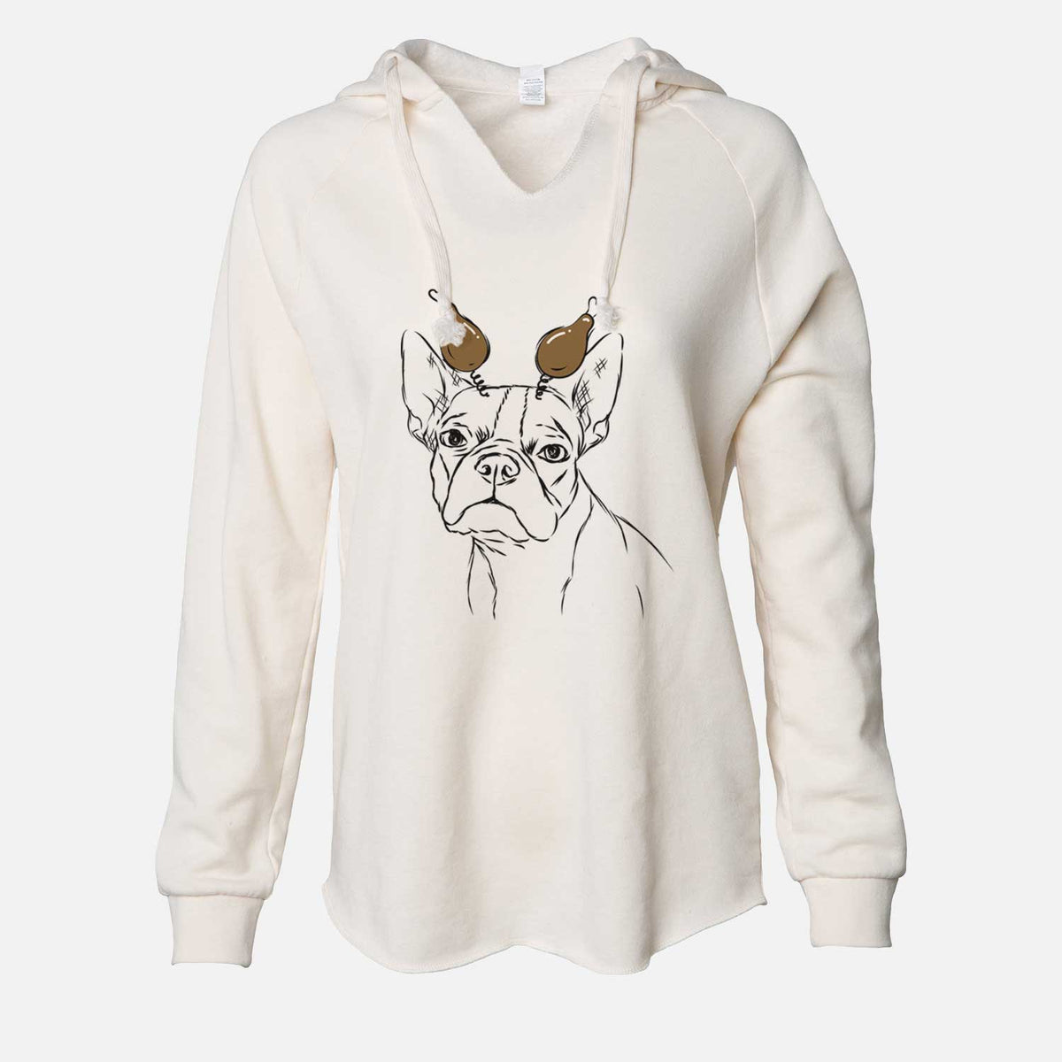 Thanksgiving Charles the Boston Terrier - Cali Wave Hooded Sweatshirt