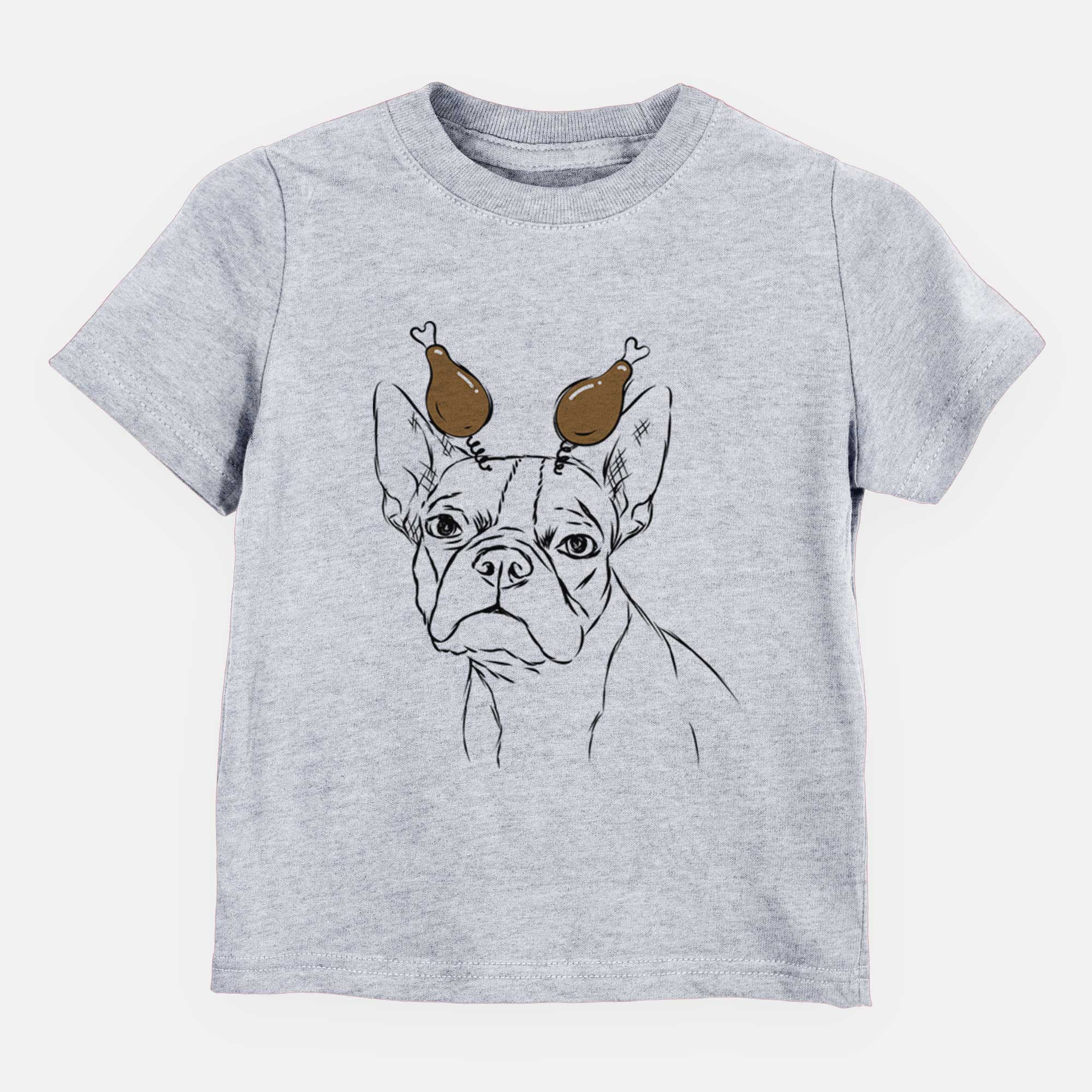 Thanksgiving Charles the Boston Terrier - Kids/Youth/Toddler Shirt