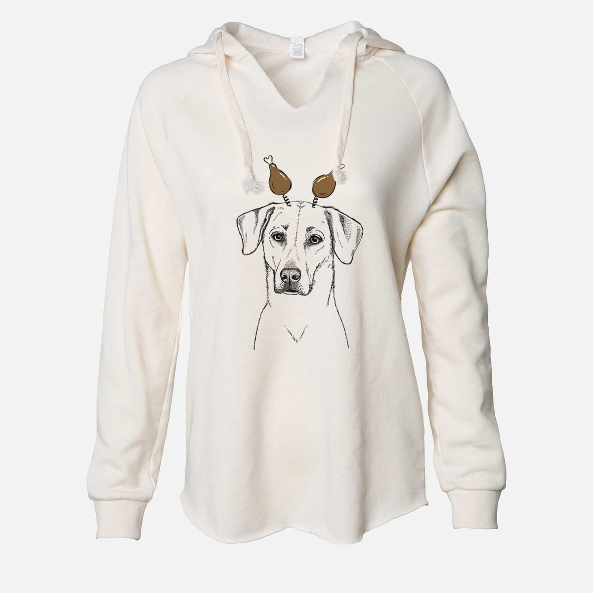 Thanksgiving Charlie Girl the Yellow Lab - Cali Wave Hooded Sweatshirt