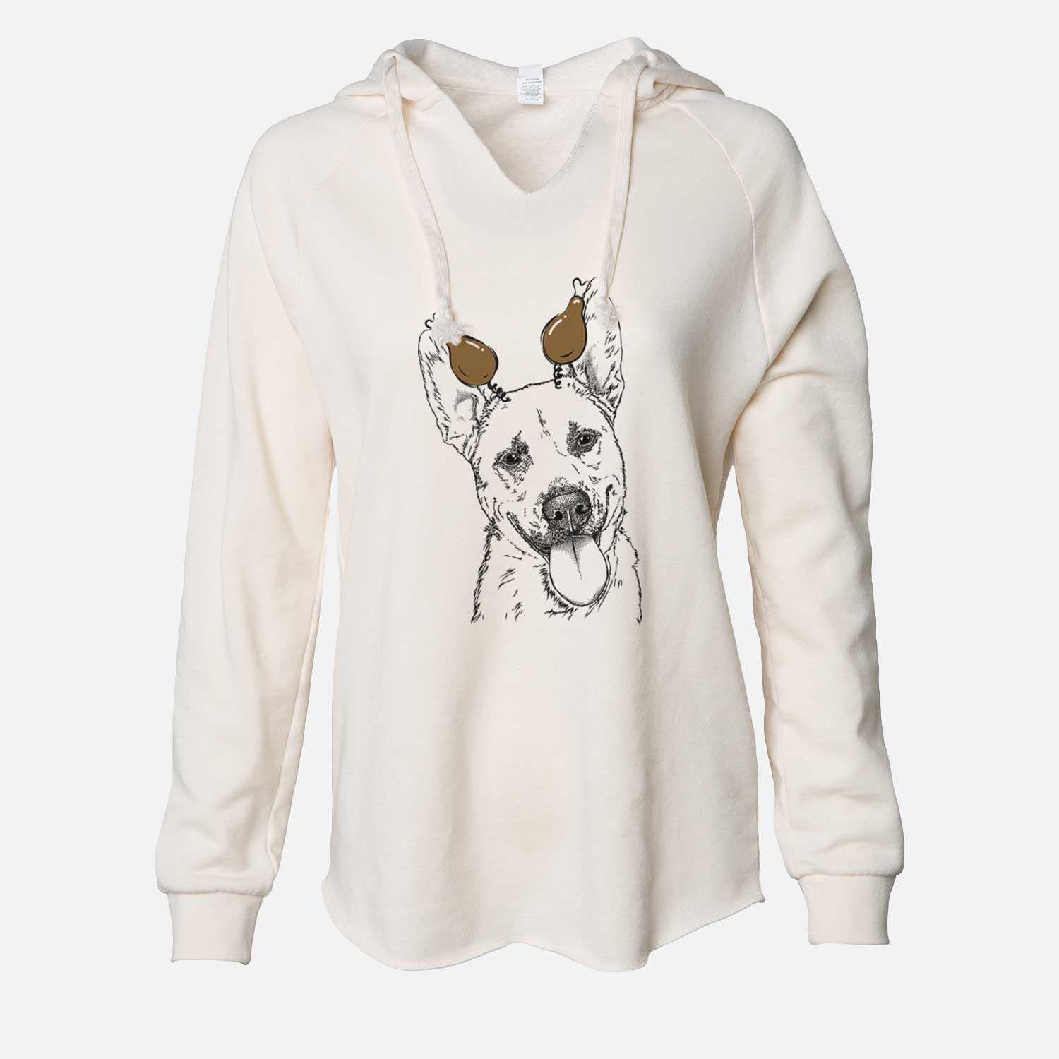 Thanksgiving Charlie the Mixed Breed - Cali Wave Hooded Sweatshirt