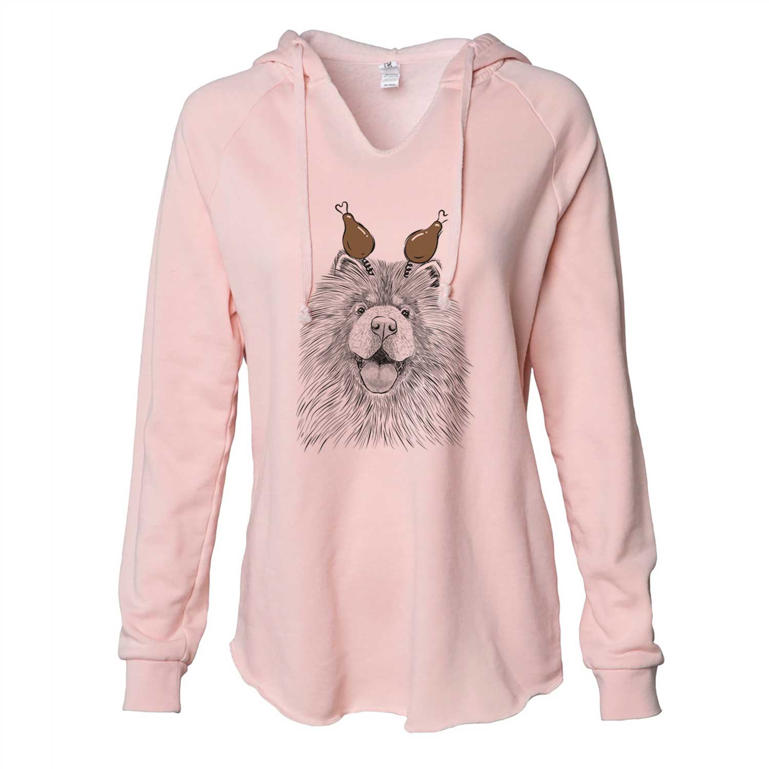 Thanksgiving Charming Charlie the Chow Chow - Cali Wave Hooded Sweatshirt