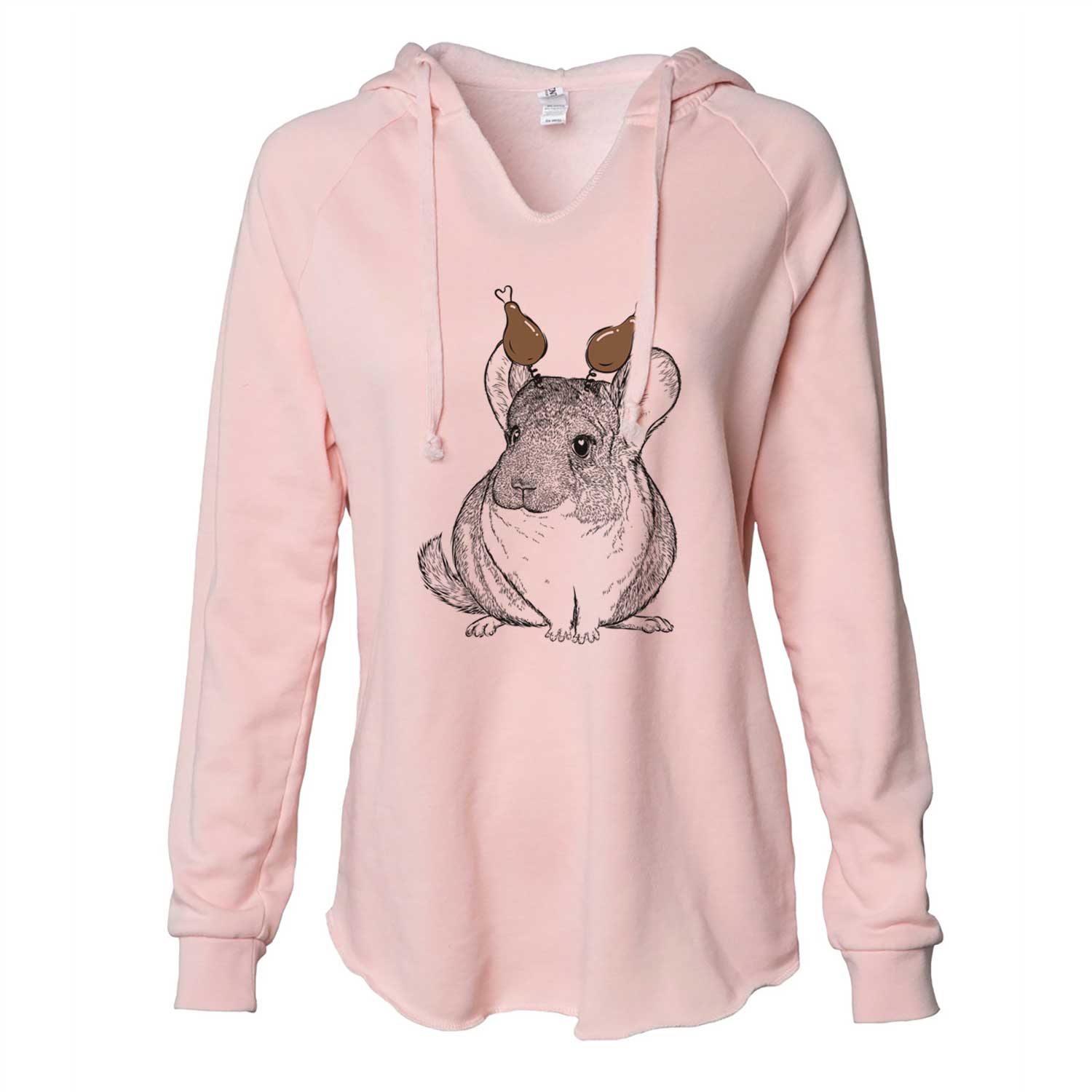 Thanksgiving Cheddar the Chinchilla - Cali Wave Hooded Sweatshirt