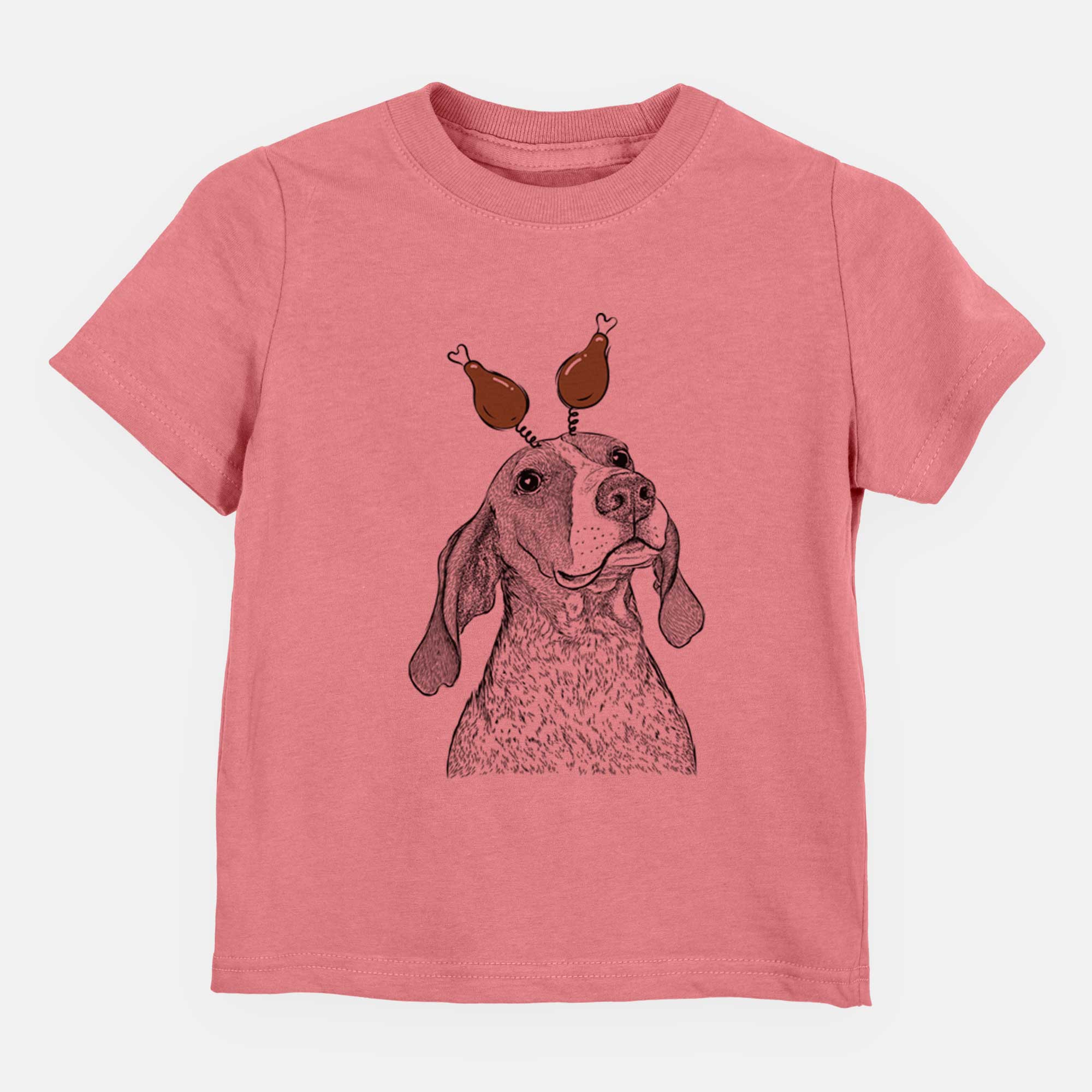 Thanksgiving Chester the Red Tick Coonhound - Kids/Youth/Toddler Shirt