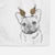 Chew Chew the French Bulldog Decorative Hand Towel