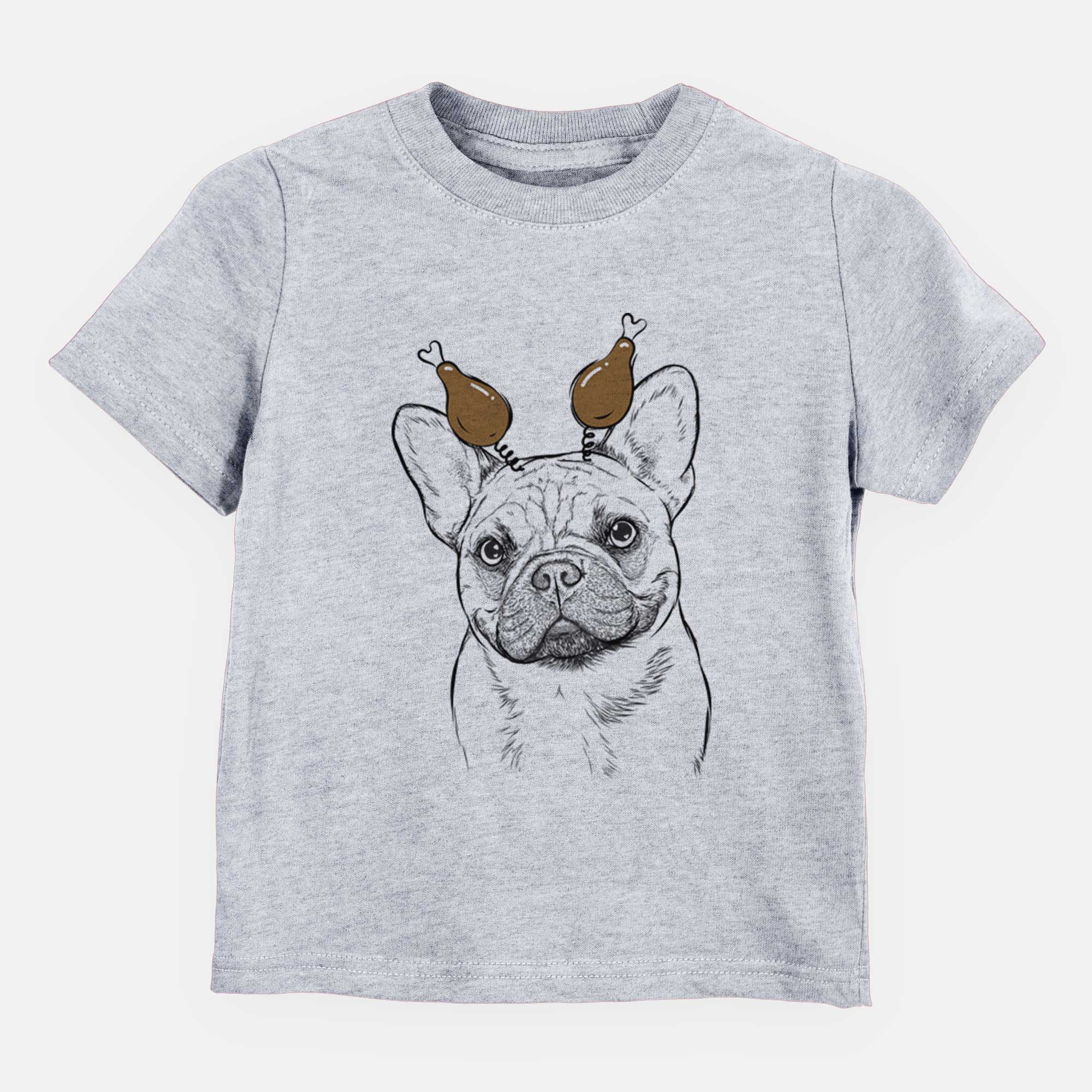 Thanksgiving Chew Chew the French Bulldog - Kids/Youth/Toddler Shirt