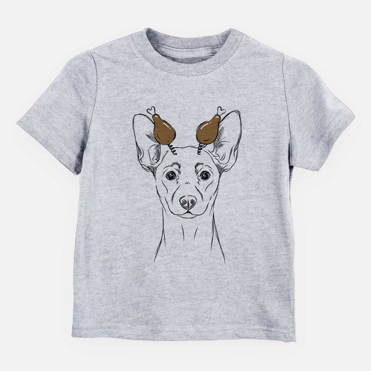 Thanksgiving Chillie the Mini Pinscher - Kids/Youth/Toddler Shirt