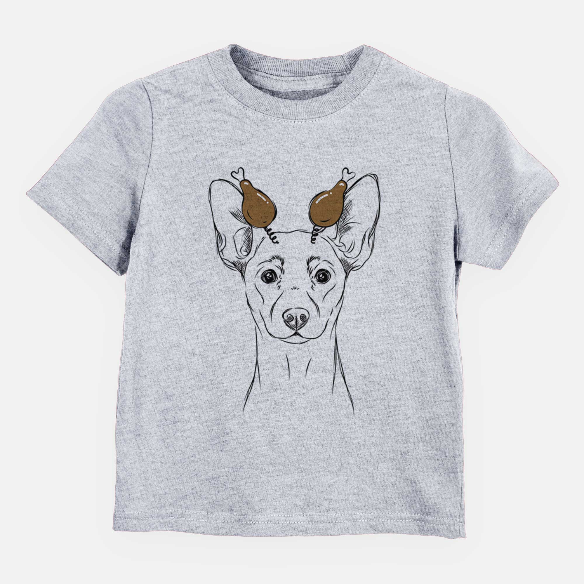 Thanksgiving Chillie the Mini Pinscher - Kids/Youth/Toddler Shirt