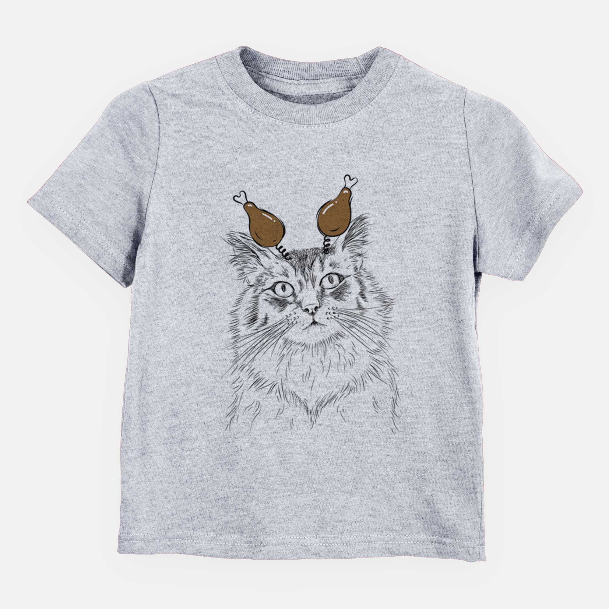 Thanksgiving Chloe the Tabby Cat - Kids/Youth/Toddler Shirt