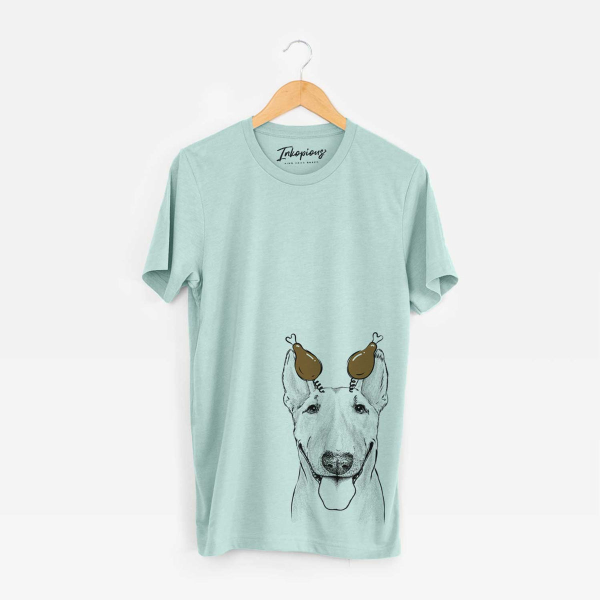 Thanksgiving Chloe the Bull Terrier - Unisex Crewneck