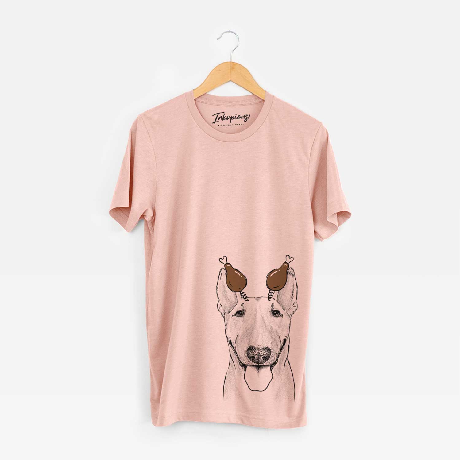 Thanksgiving Chloe the Bull Terrier - Unisex Crewneck