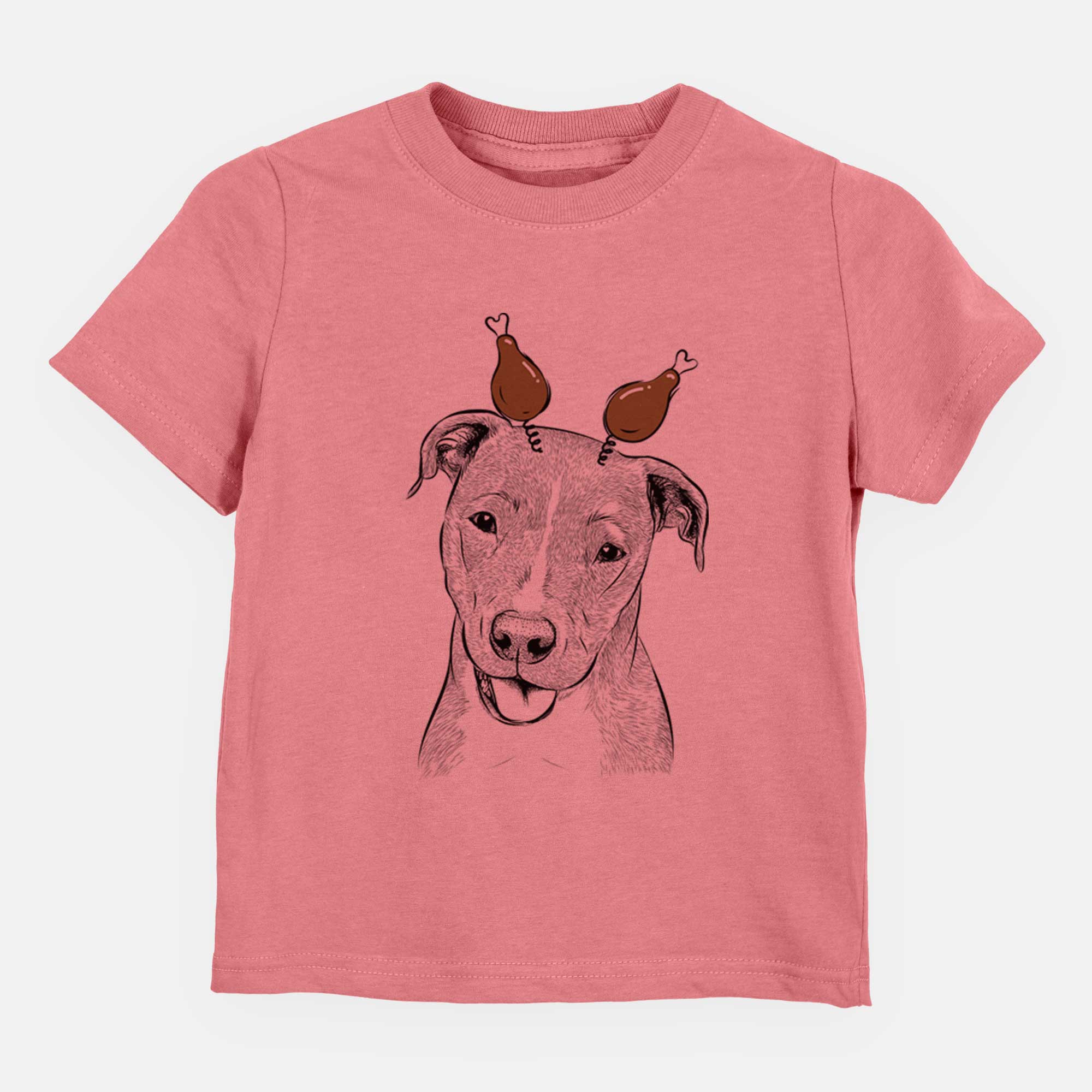 Thanksgiving Claiborne the American Staffordshire Terrier - Kids/Youth/Toddler Shirt