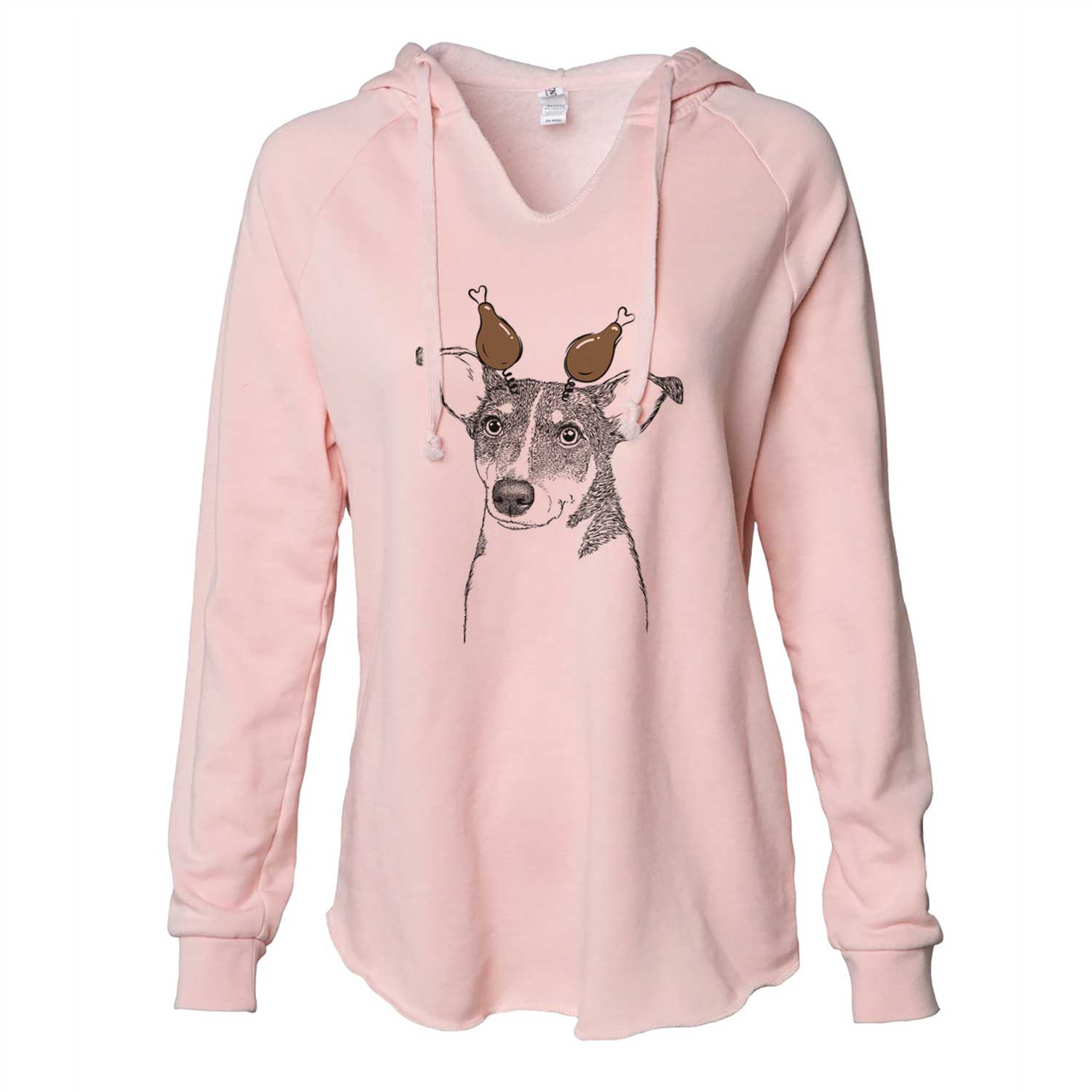 Thanksgiving Cleo the Terrier Mix - Cali Wave Hooded Sweatshirt