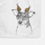 Cleo the Terrier Mix Decorative Hand Towel