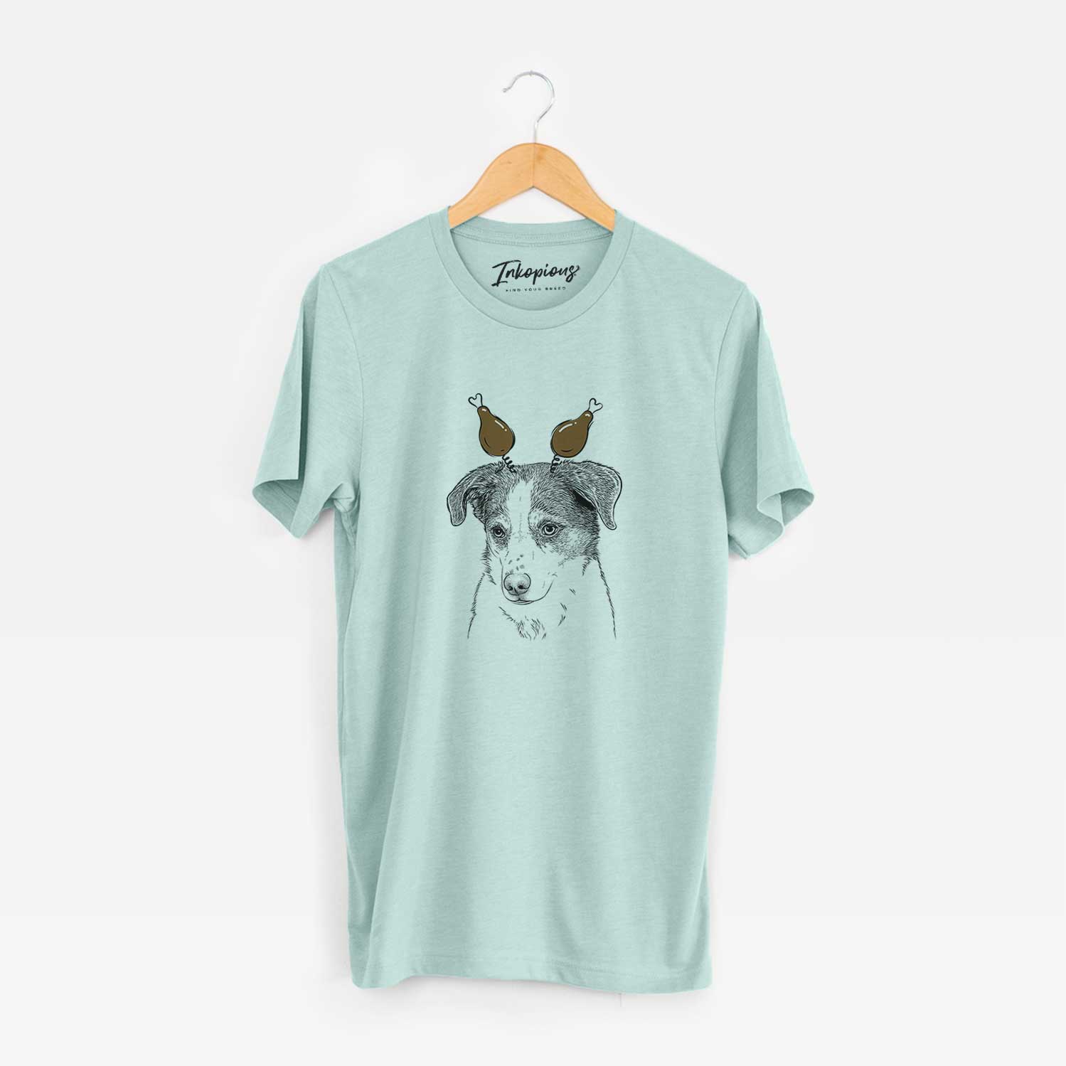 Thanksgiving Coco the Beagle Mix - Unisex Crewneck